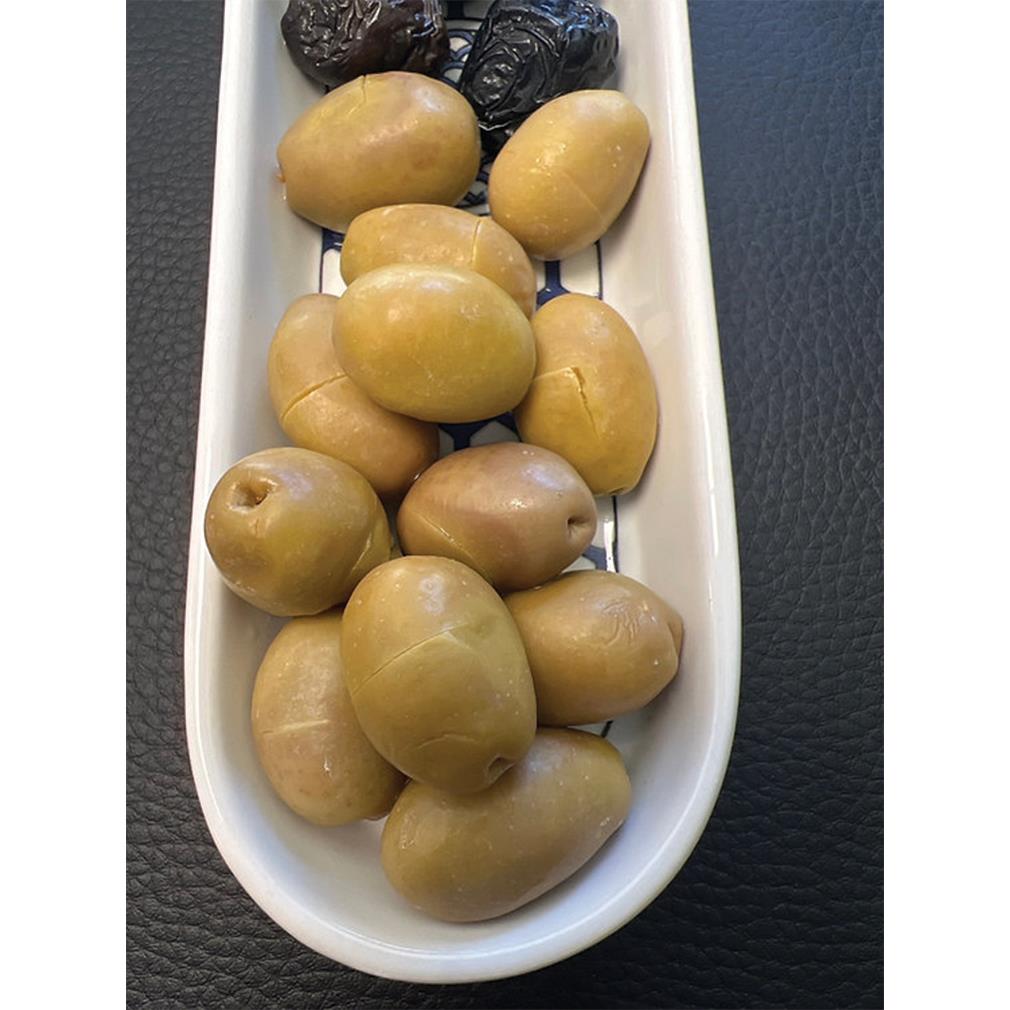 Domat Yeşil Kırma Zeytin (170-200) 1 Kg