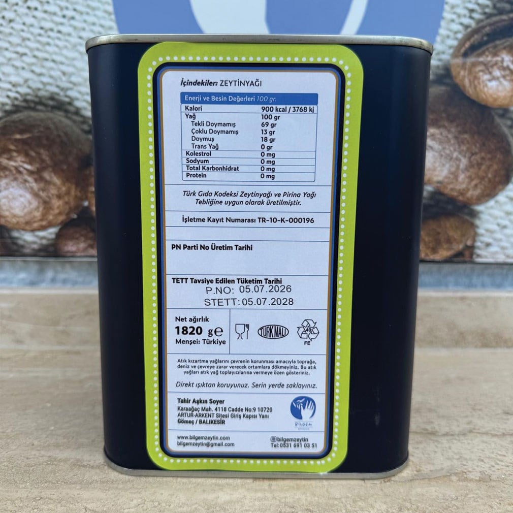 MİRA +349 Yüksek Polifenol Erken Hasat Zeytinyağı 2 Lt.