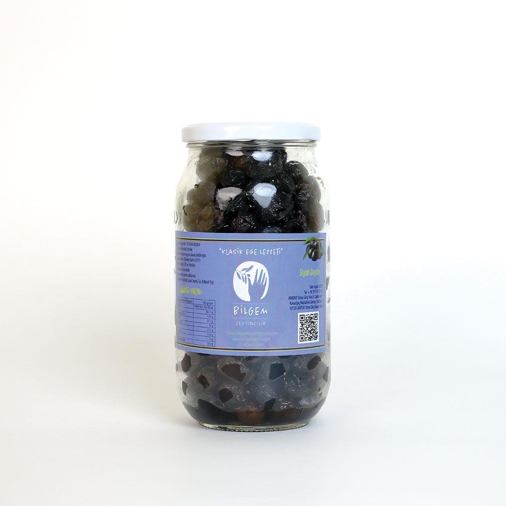 Siyah Gemlik Tipi Salamura Zeytin 230-260 920 gr