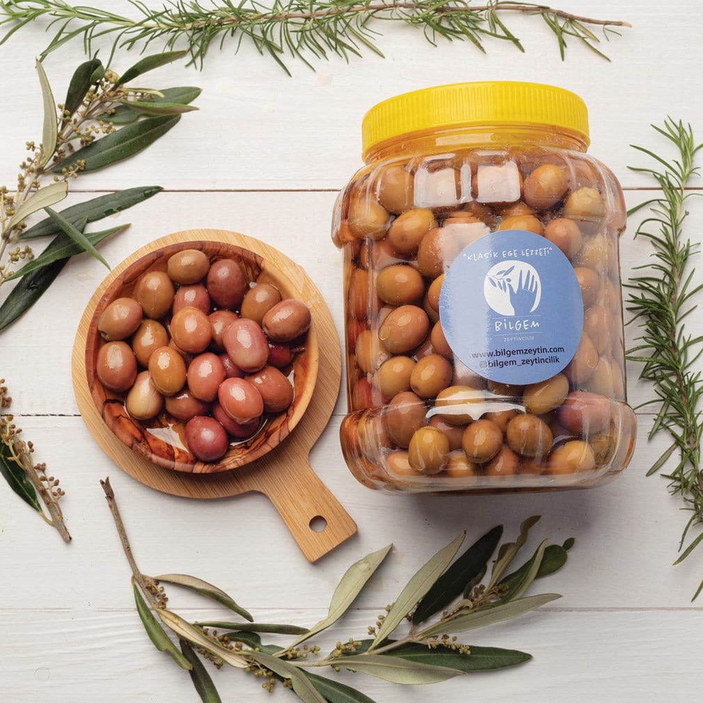 Yeşil Ayvalık Tipi Çizik zeytin 1 kg