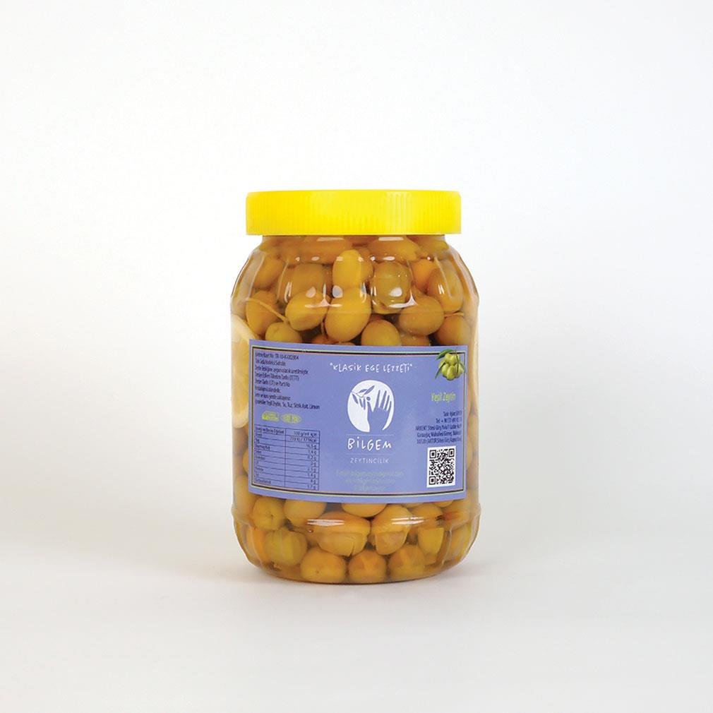 Yeşil Edremit Tipi Çizik zeytin 260-290 650 g