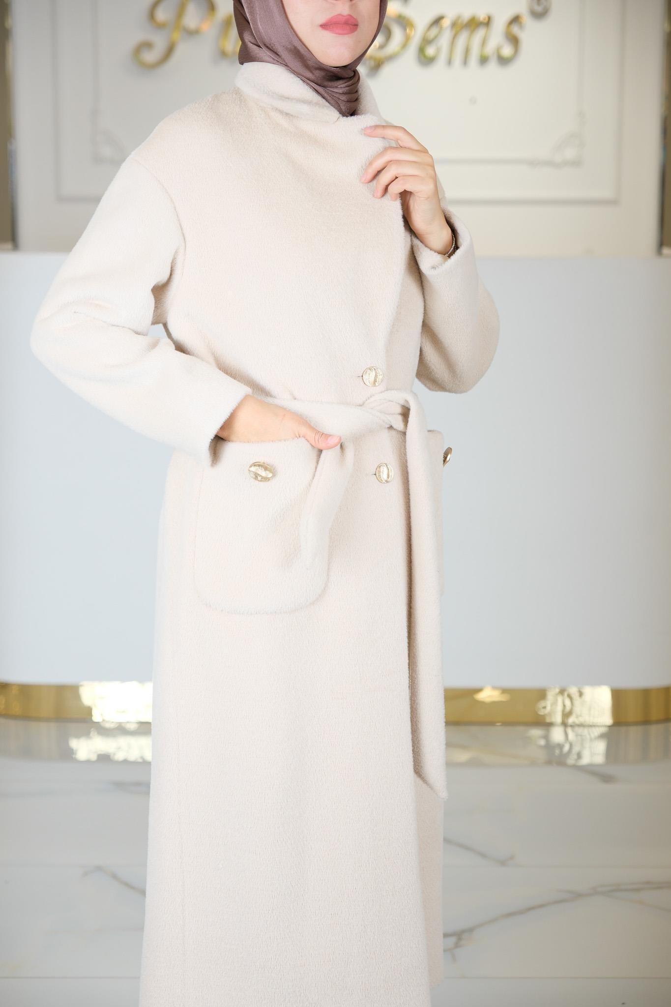 ANGORA KABAN BEJ