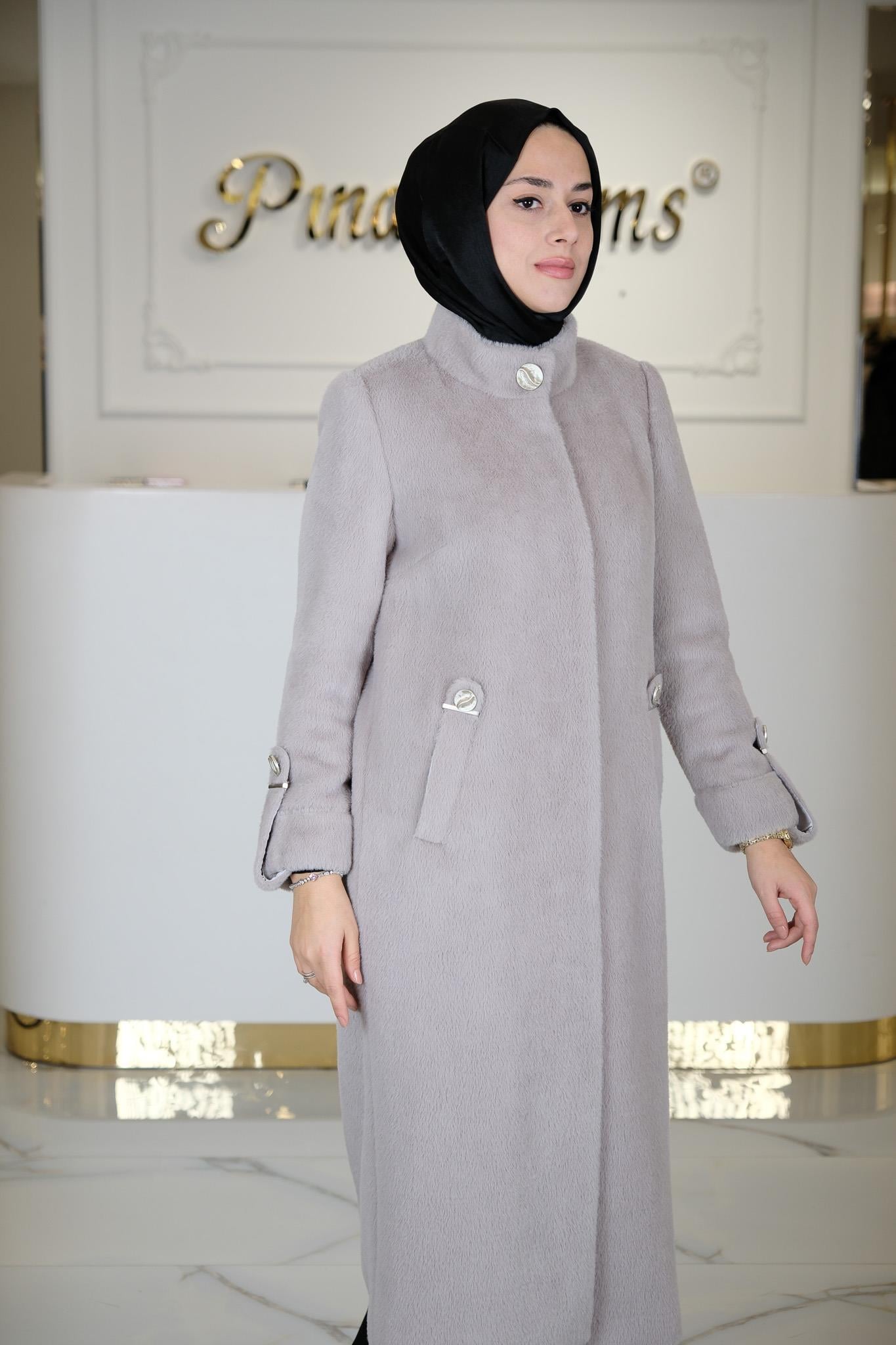 ANGORA KABAN GRİ