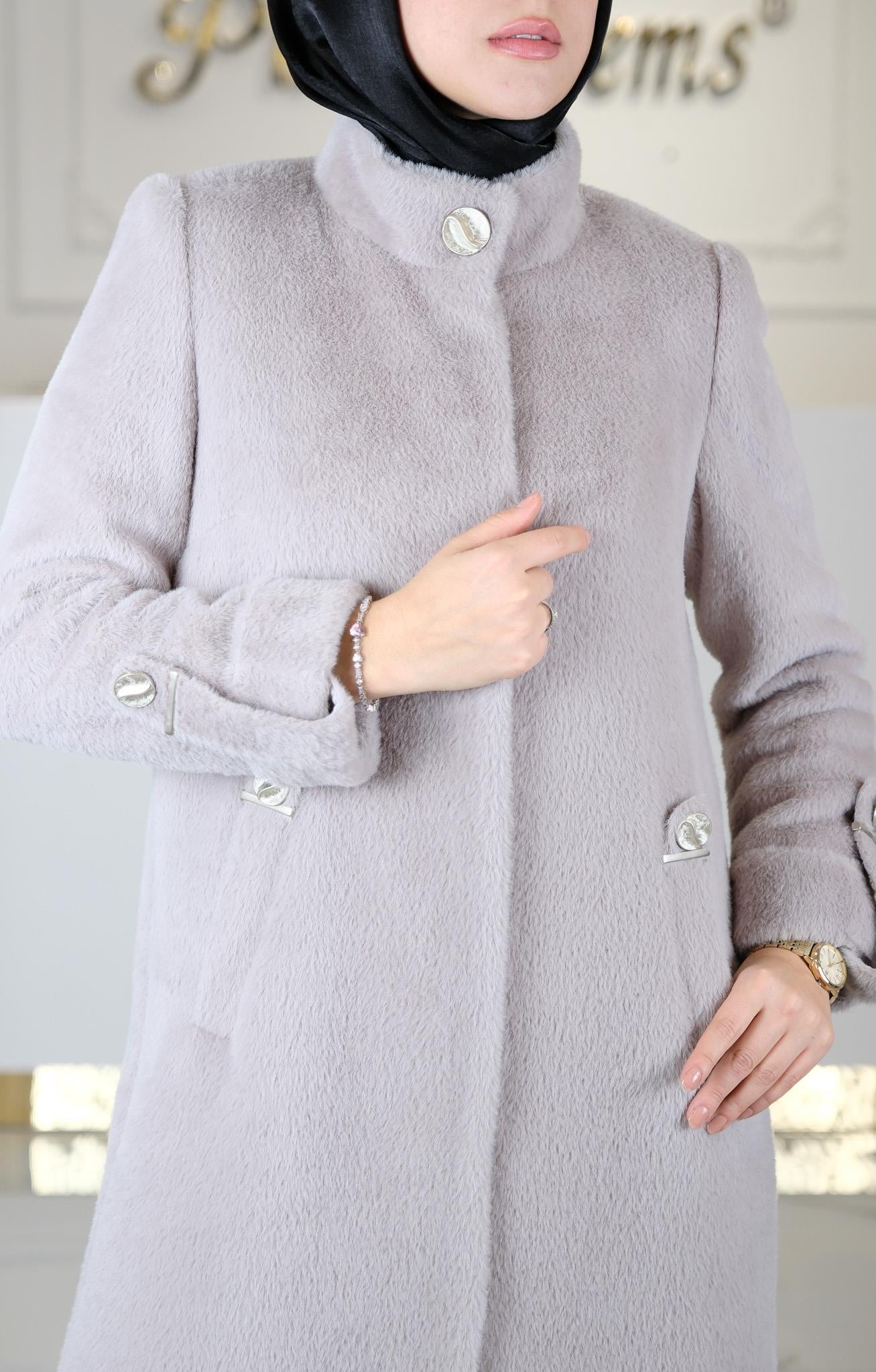 ANGORA KABAN GRİ