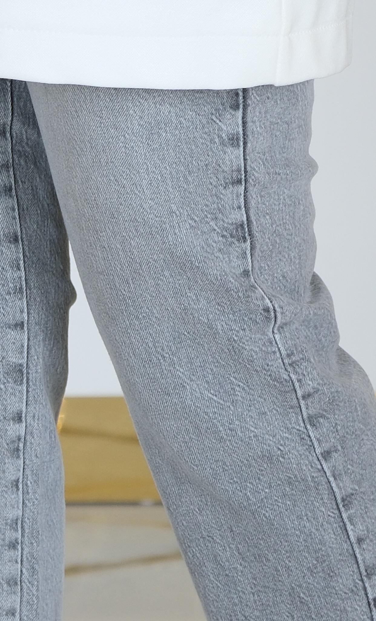 ÇİFT SIRA TAŞLI KOT PANTOLON ANTRASİT