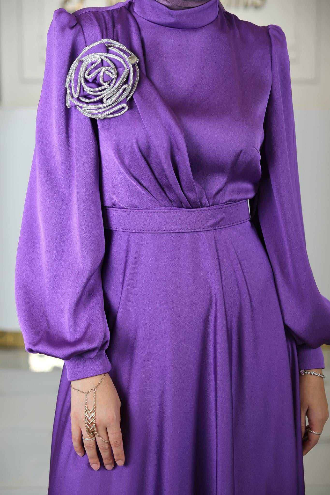 ELBİSE MOR