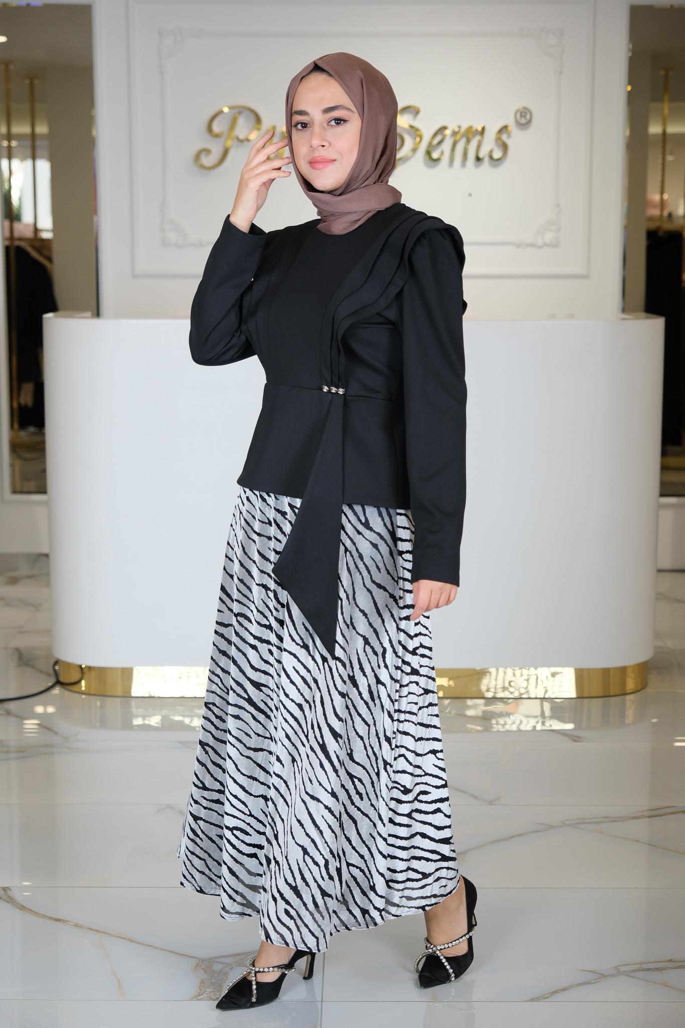 ETEKLİ TAKIM  SIYAH