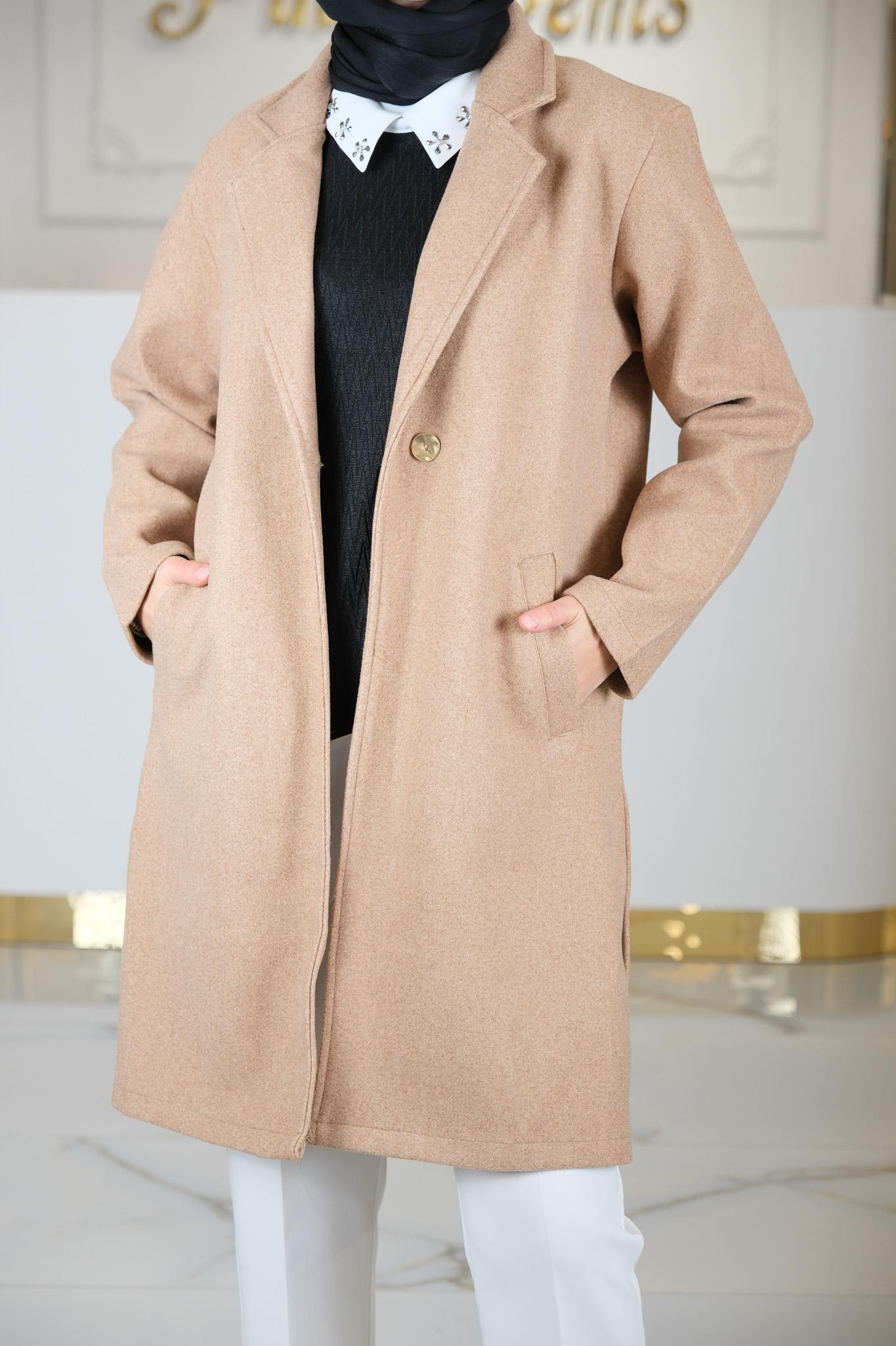 FLANEL KABAN CAMEL