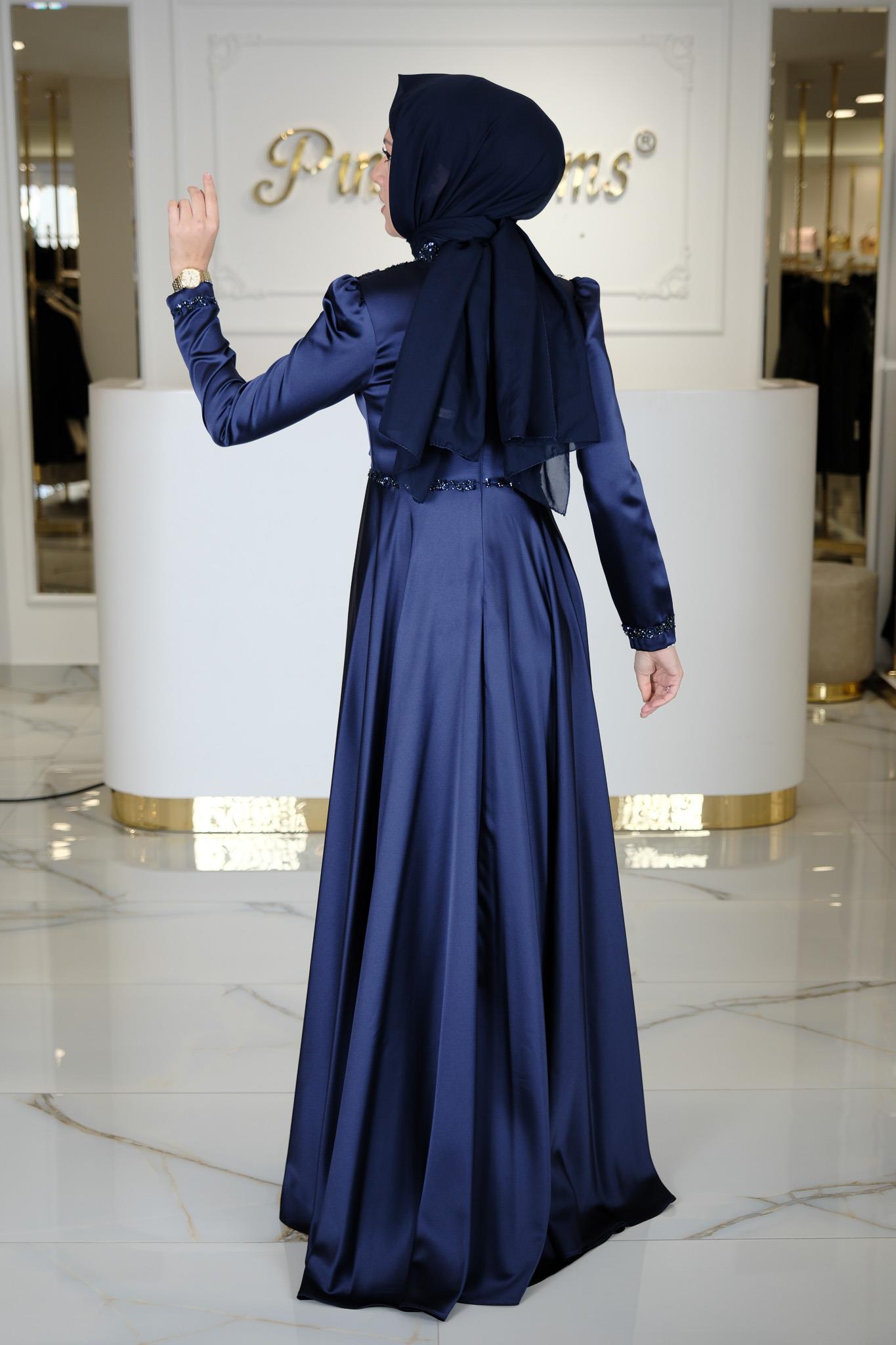 HAFSA ABİYE LACİVERT