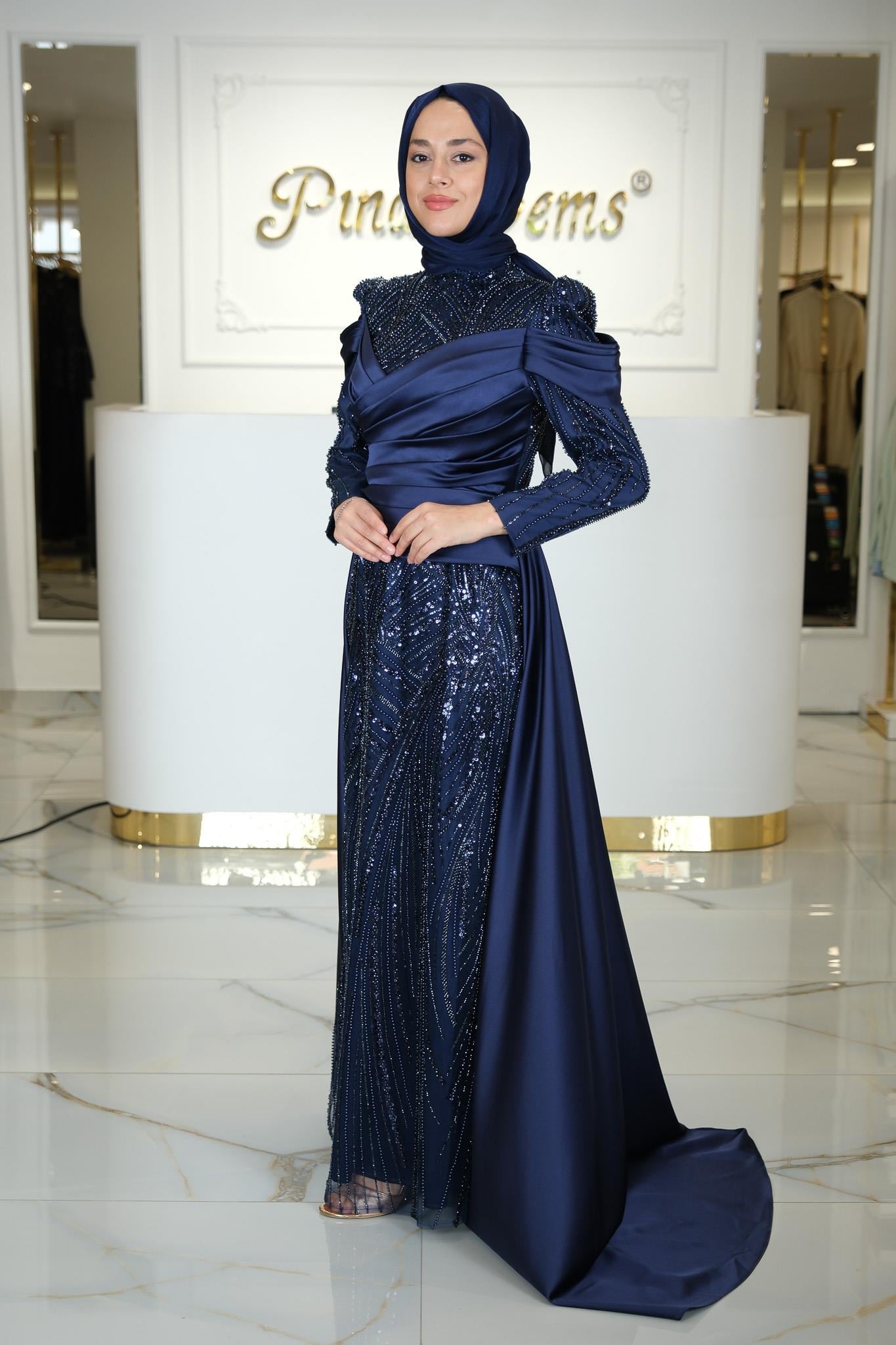 HANDAN ABİYE LACİVERT