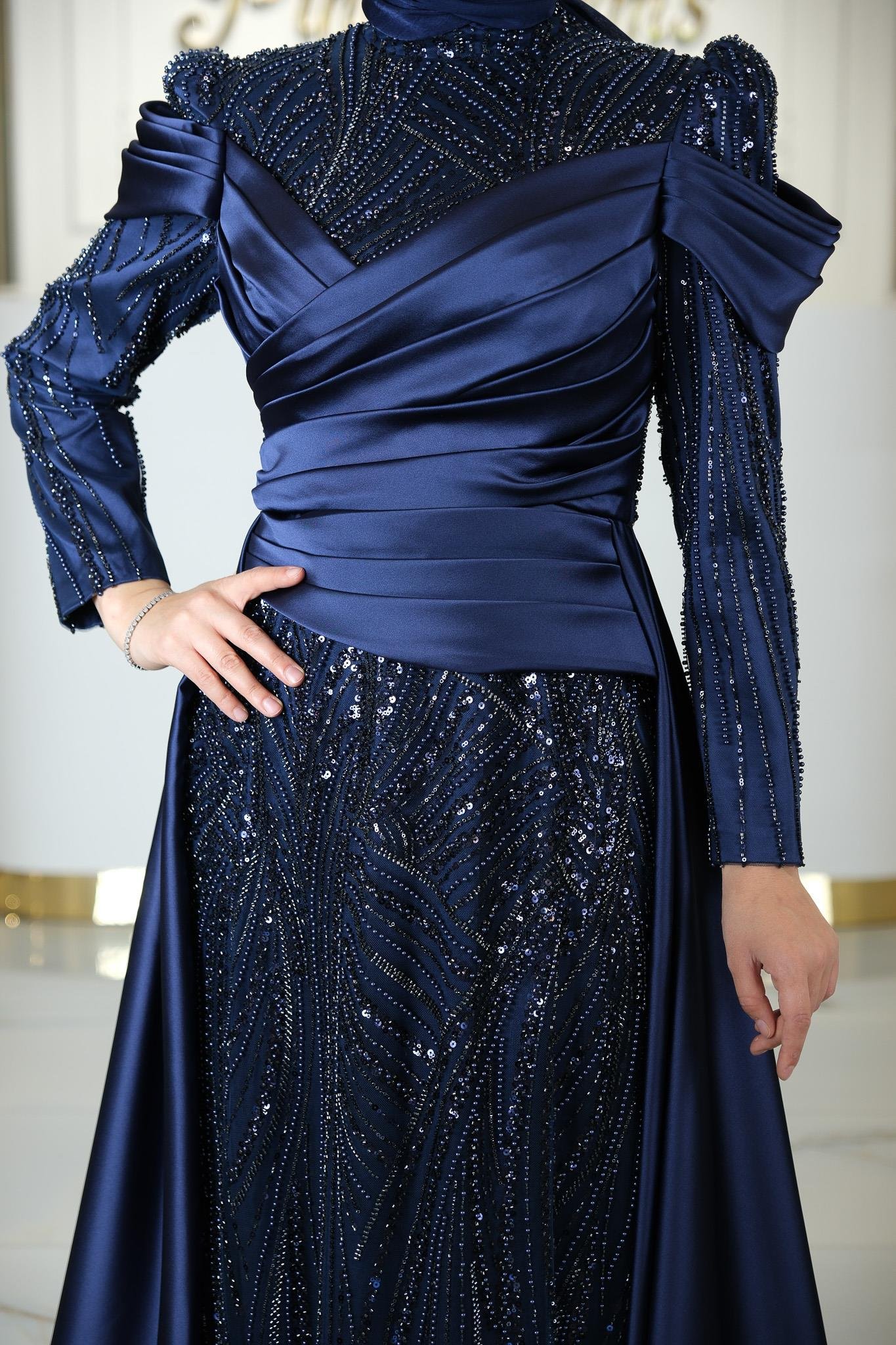 HANDAN ABİYE LACİVERT