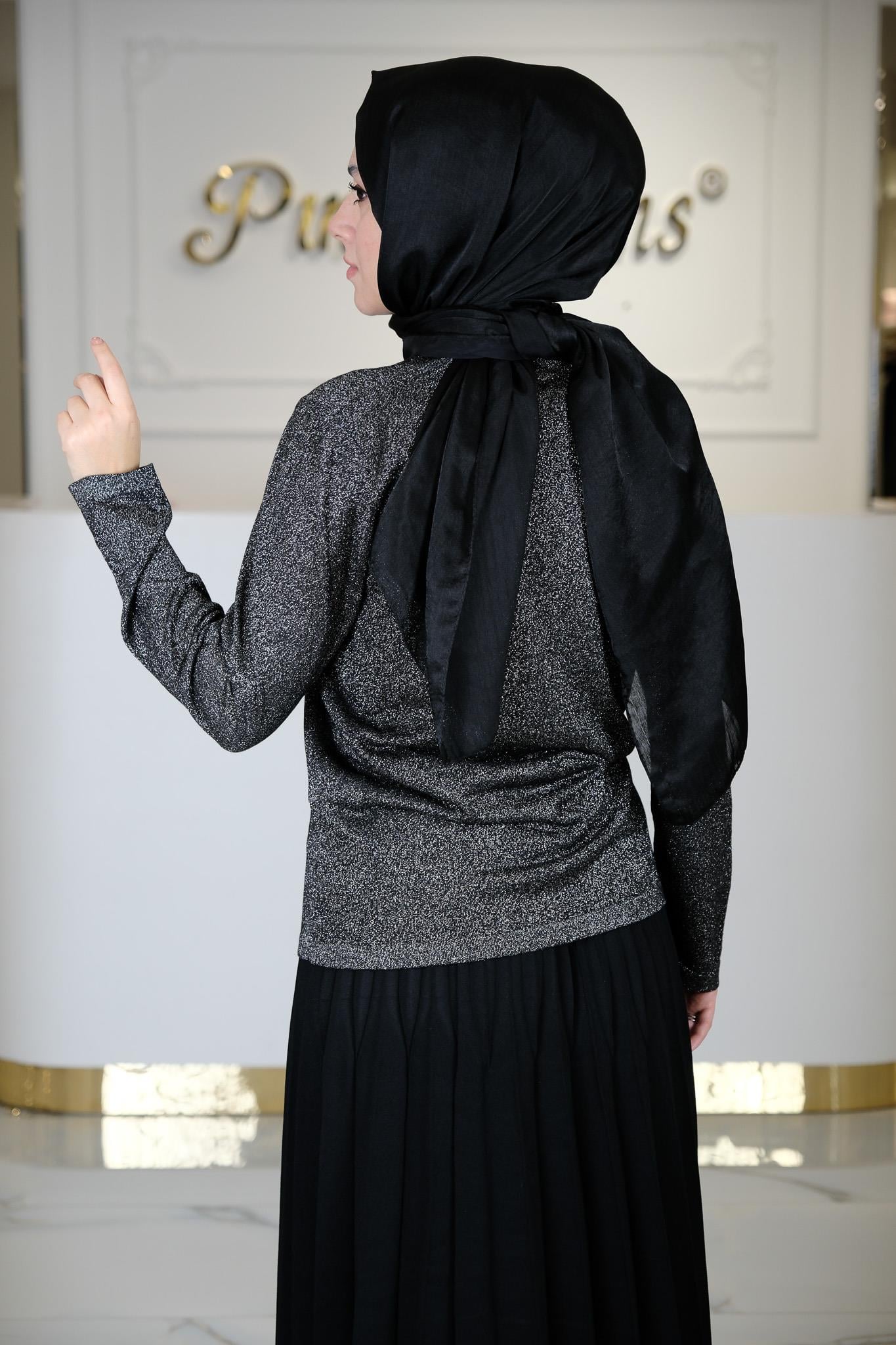 İKİLİ TAKIM SİYAH GÜMÜŞ