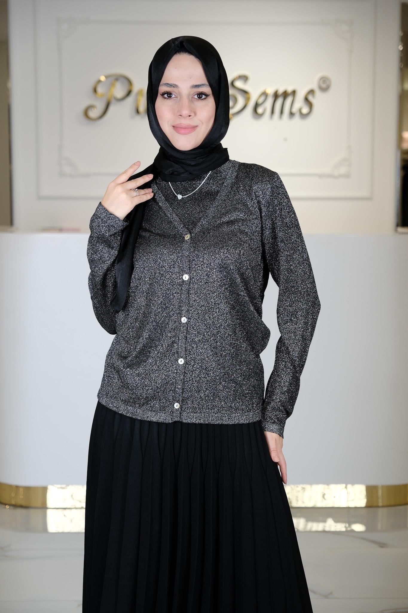 İKİLİ TAKIM SİYAH GÜMÜŞ