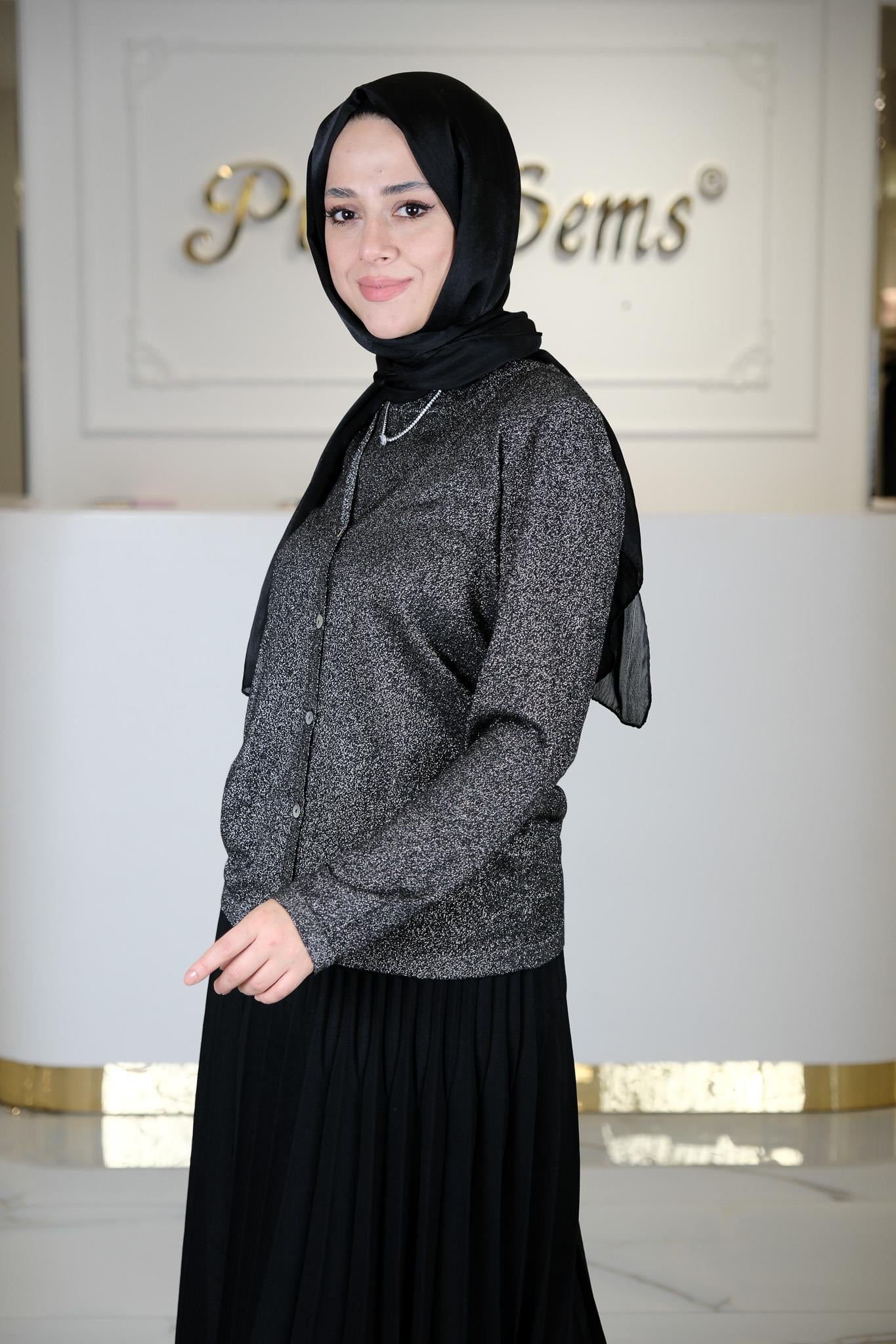 İKİLİ TAKIM SİYAH GÜMÜŞ