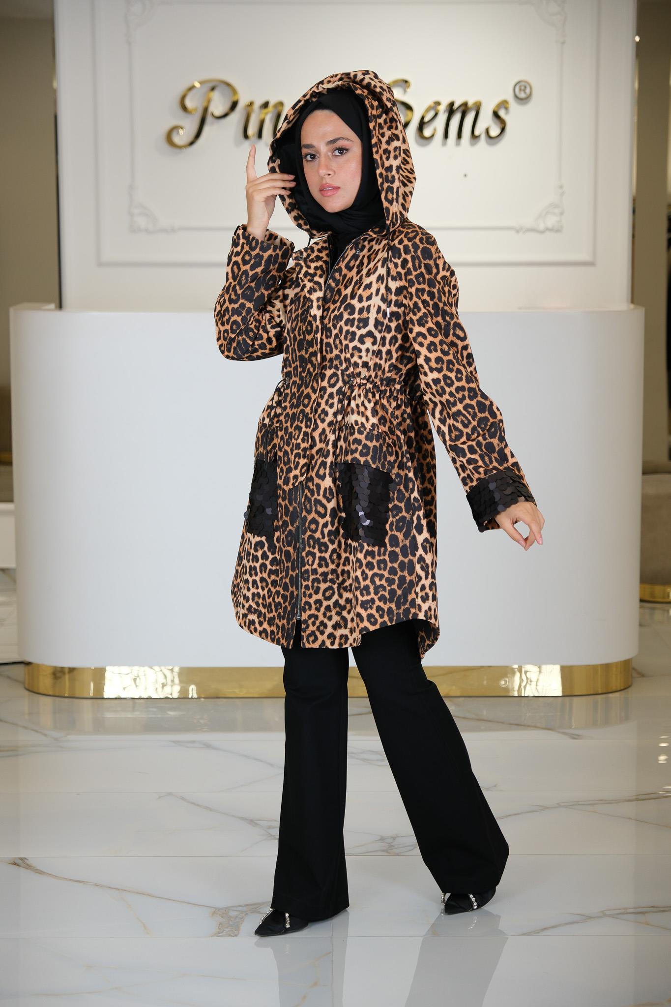 LEOPARLI PULLU KAP CAMEL