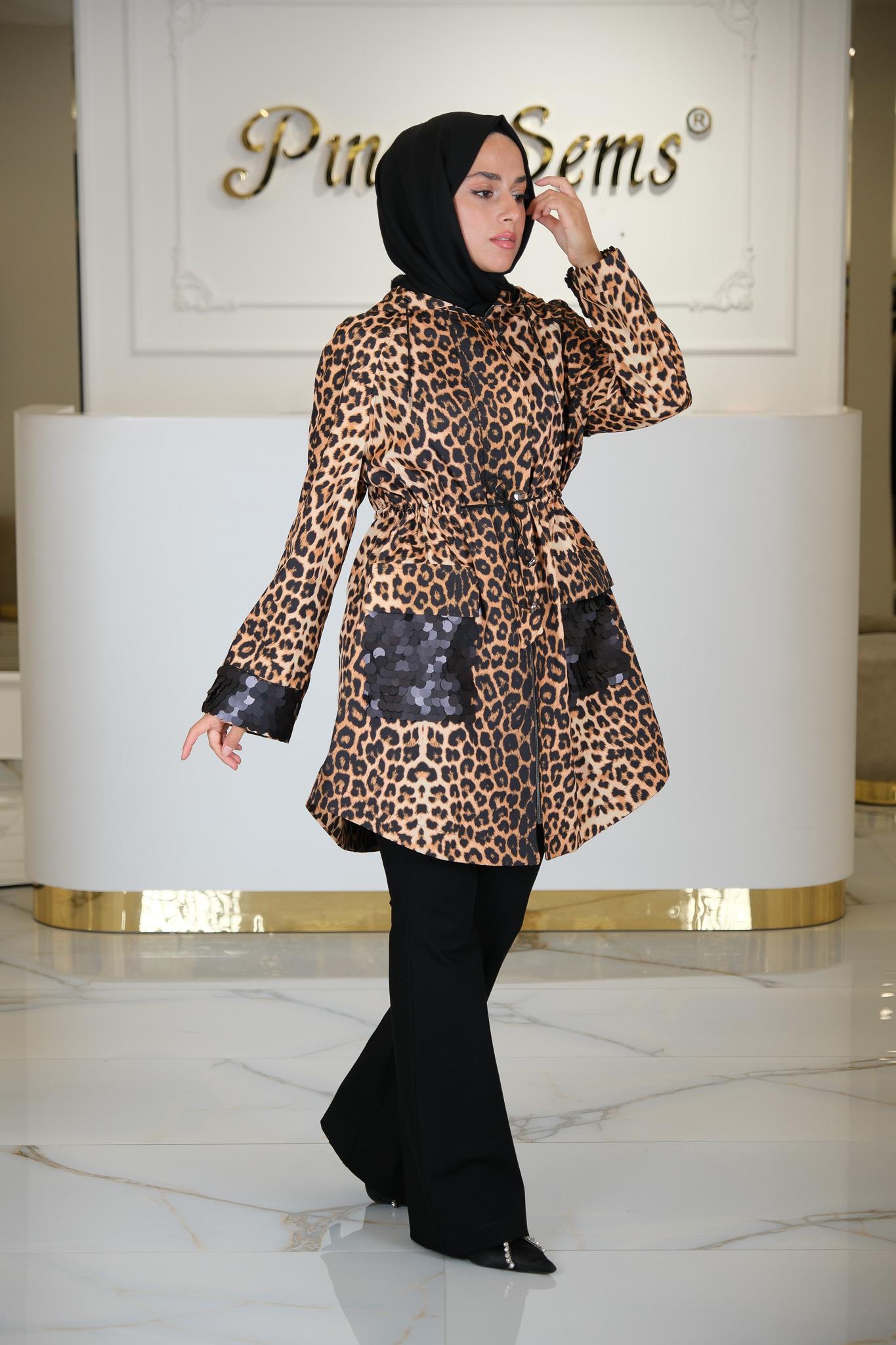 LEOPARLI PULLU KAP CAMEL