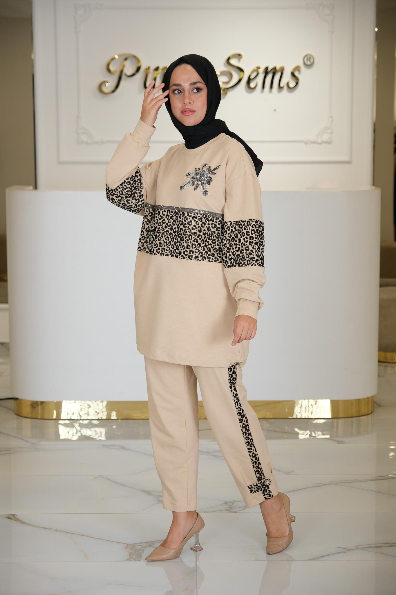 LEOPARLI TAŞLI TAKIM