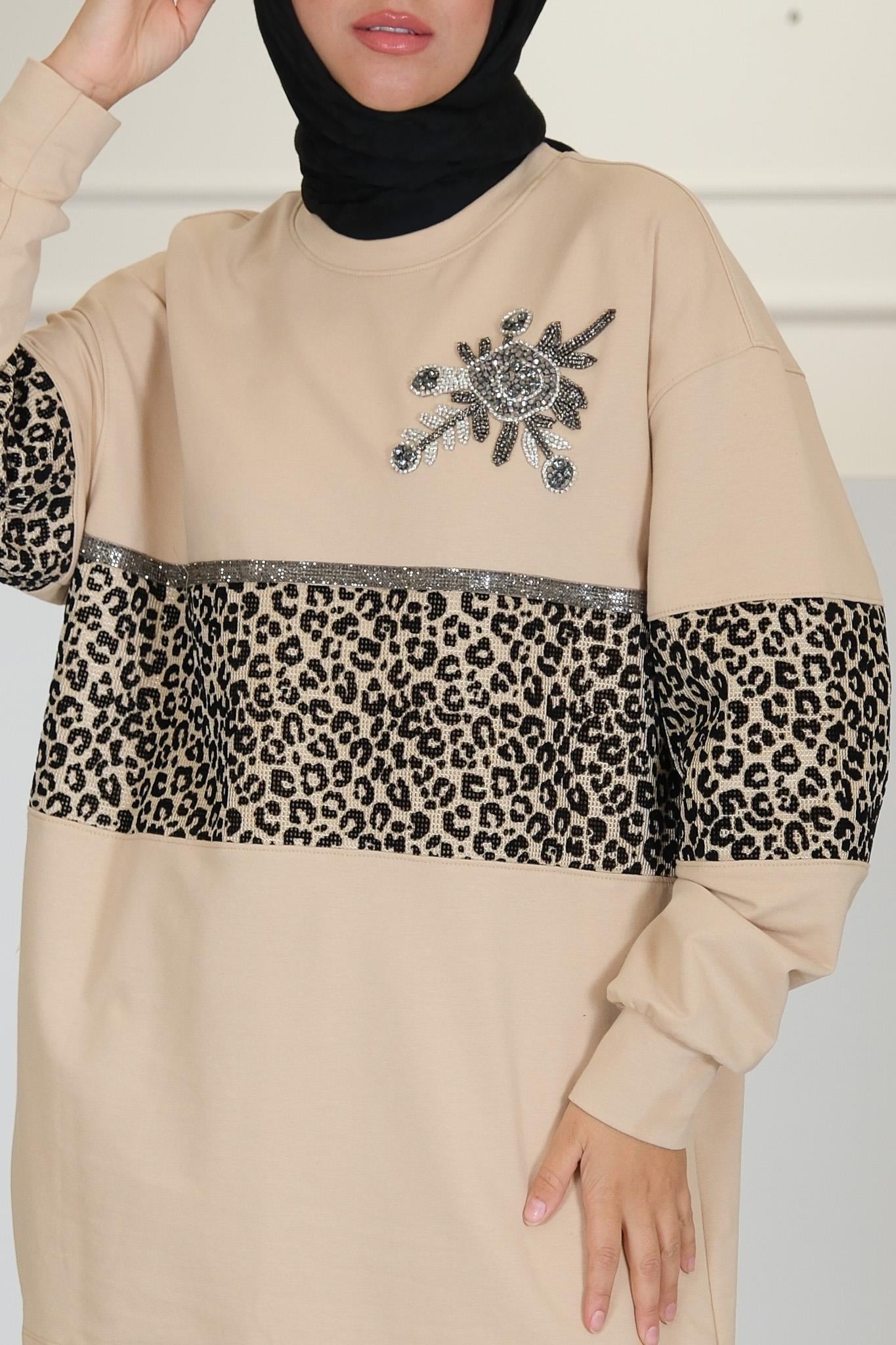 LEOPARLI TAŞLI TAKIM