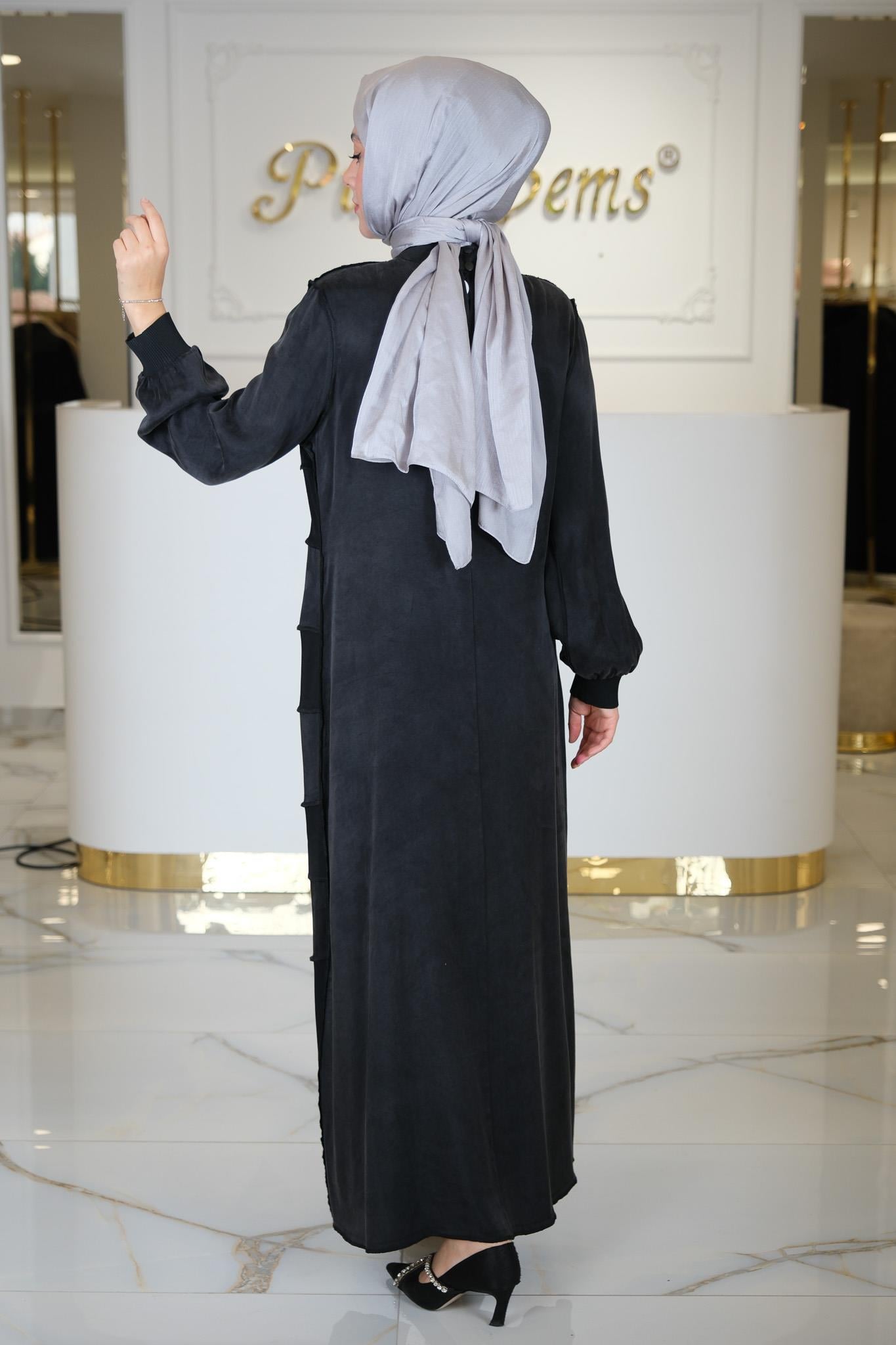 QUPRA ELBİSE SIYAH