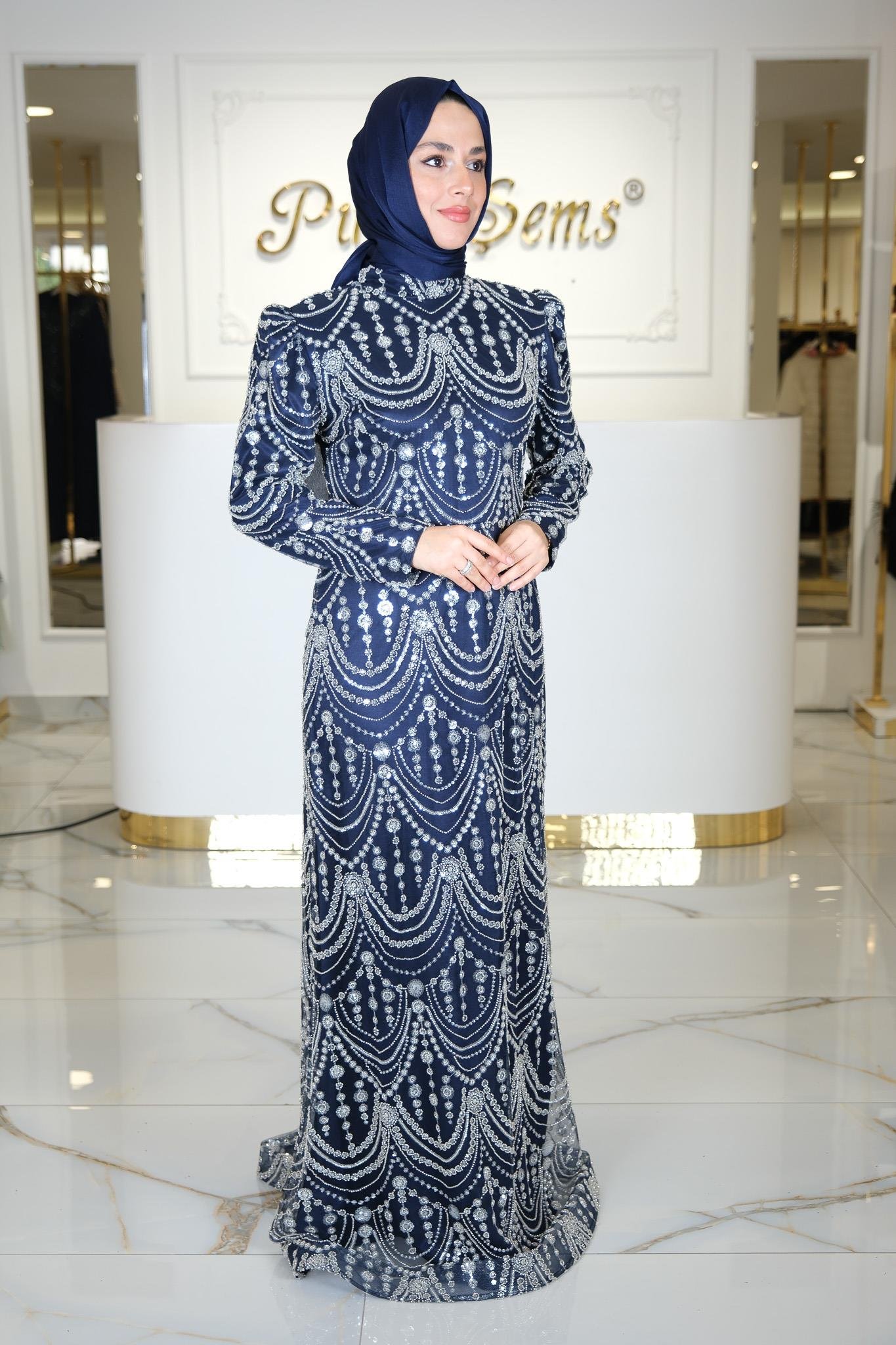 SERİN ABİYE LACİVERT