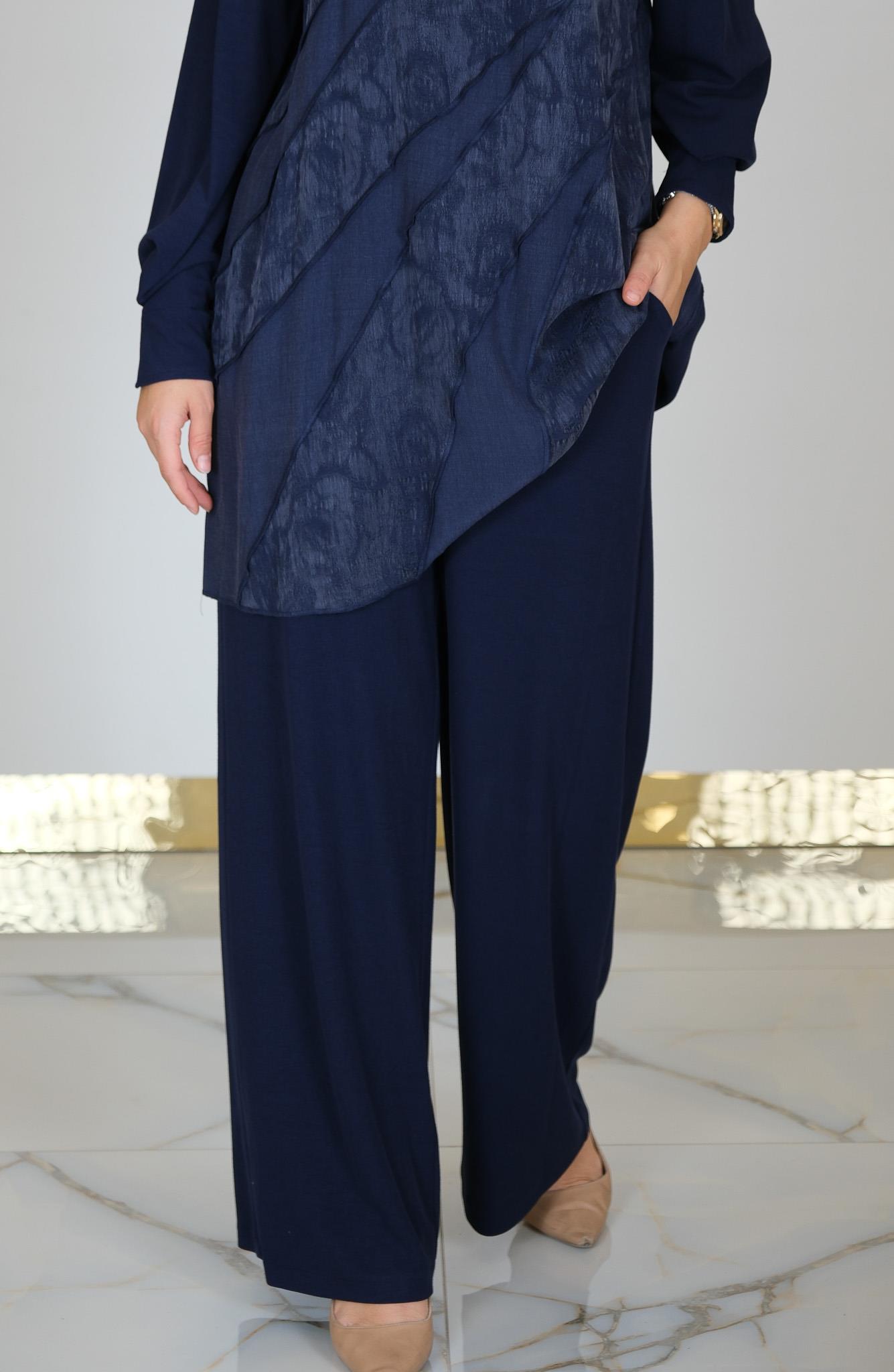 TRİKO PANTOLON LACİVERT