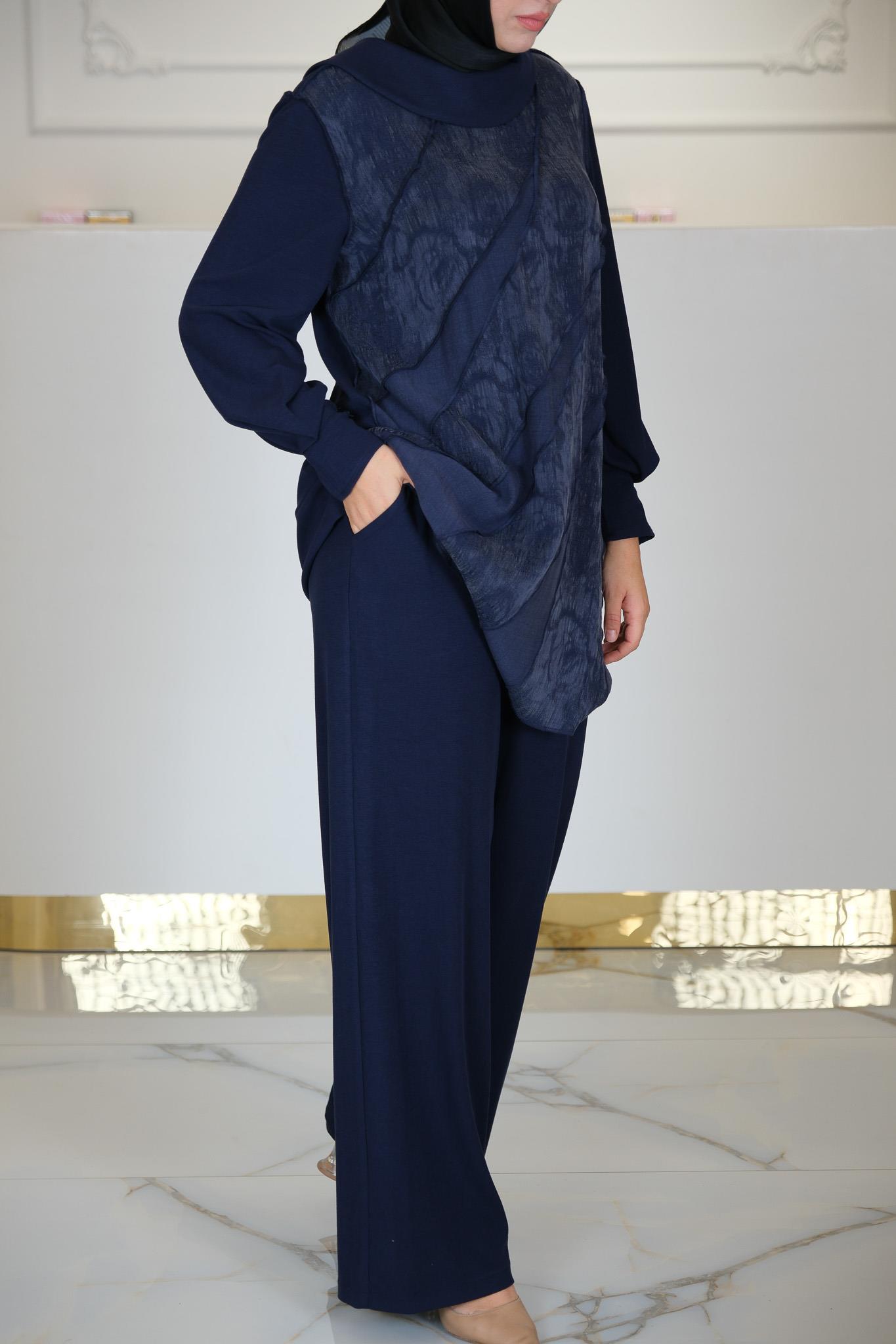 TRİKO PANTOLON LACİVERT