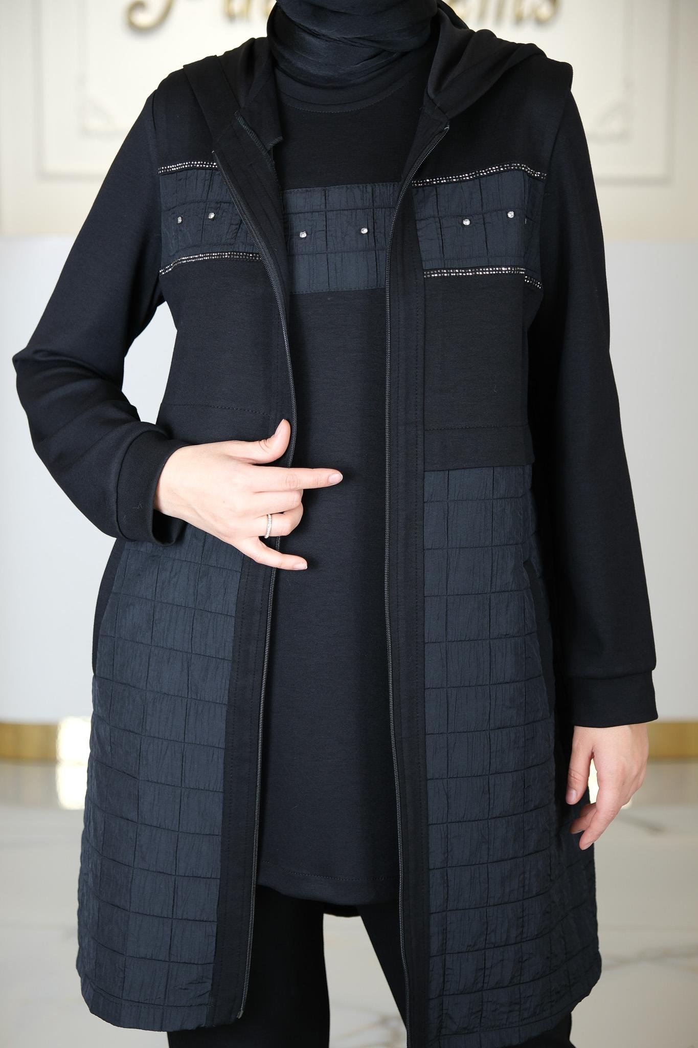 ÜÇLÜ TAKIM SİYAH