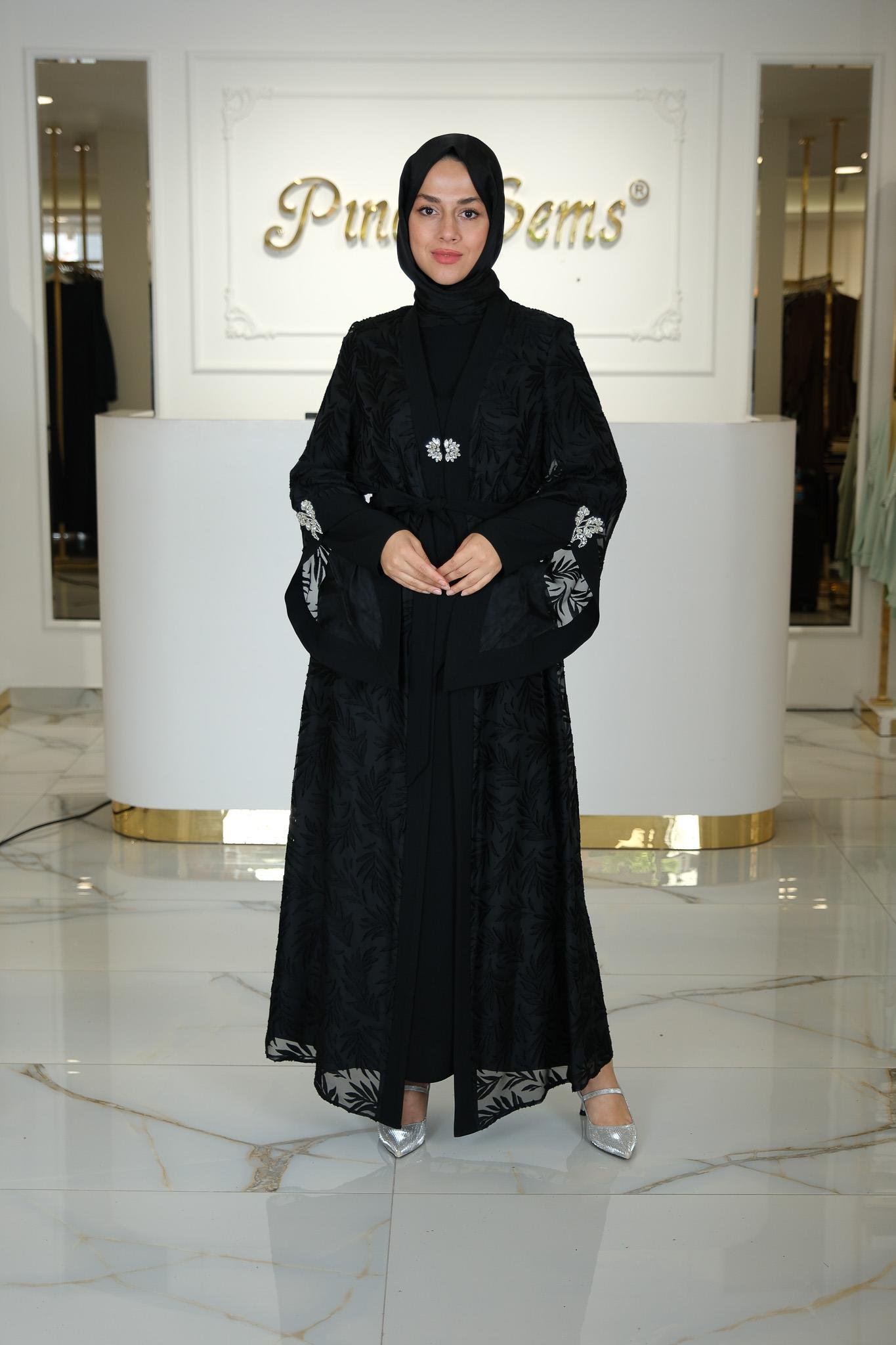 YAKMA ABAYA SIYAH