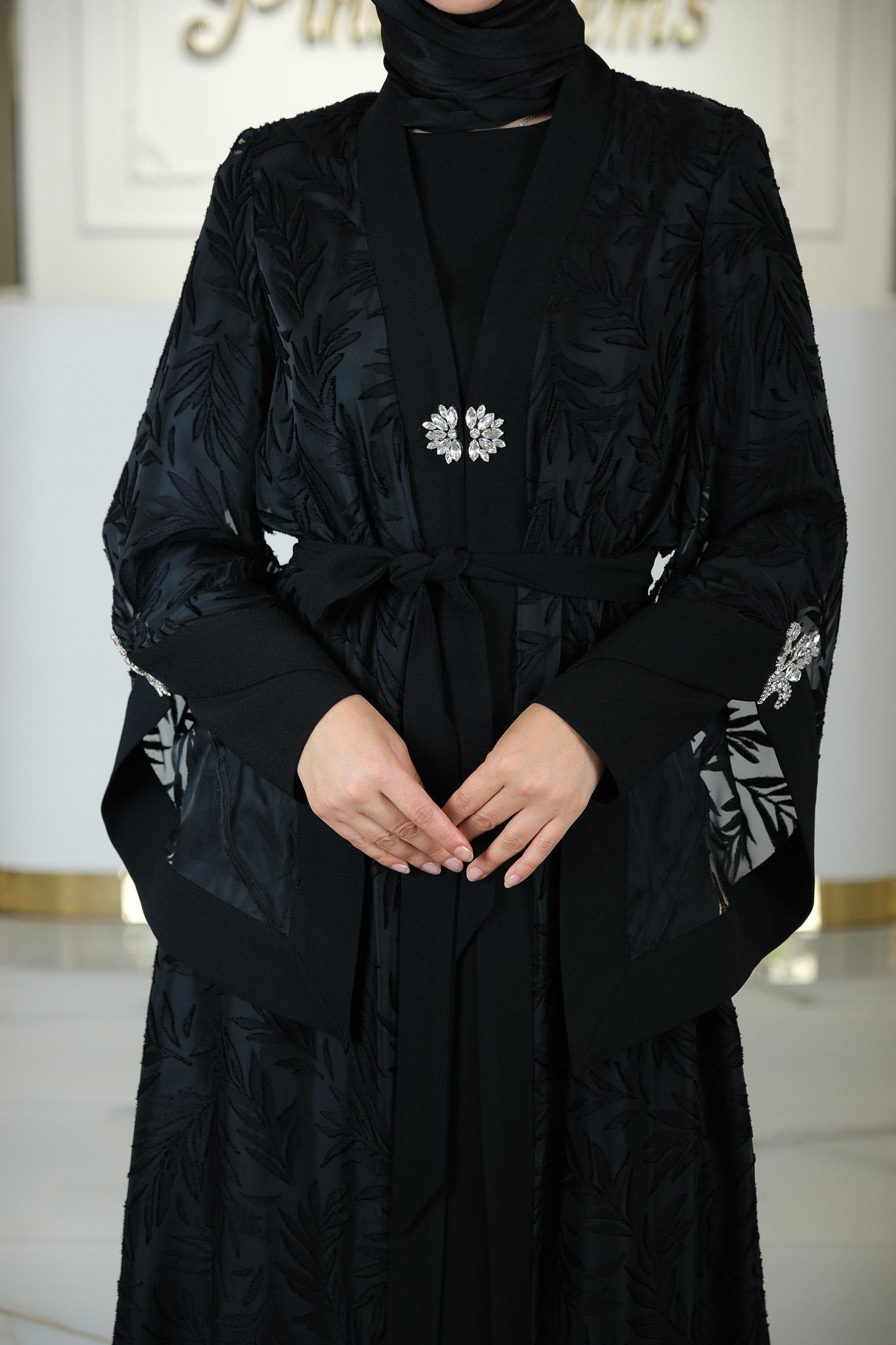 YAKMA ABAYA SIYAH