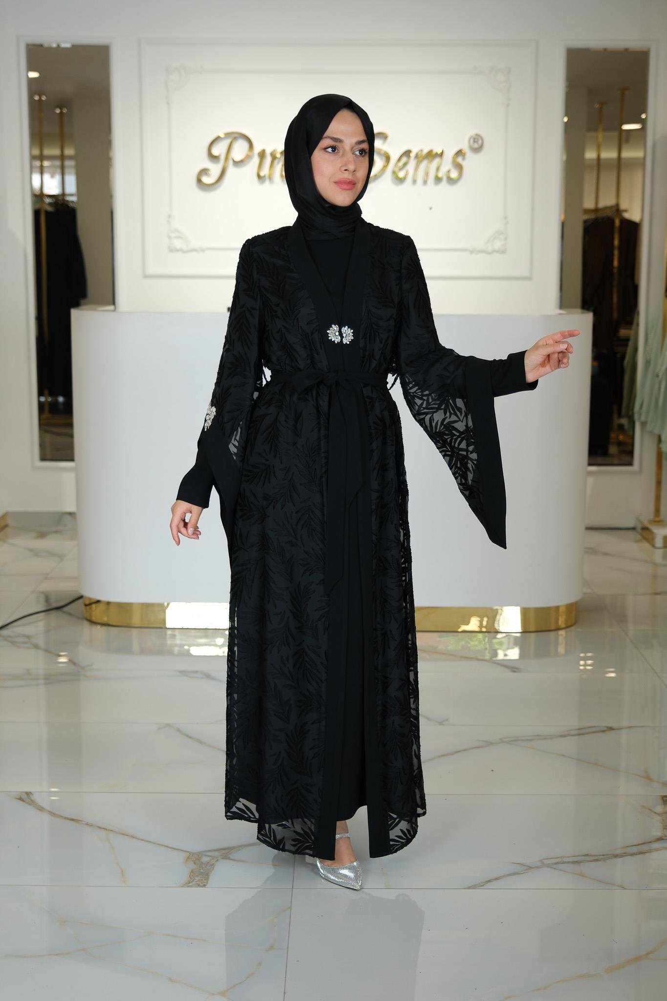 YAKMA ABAYA SIYAH