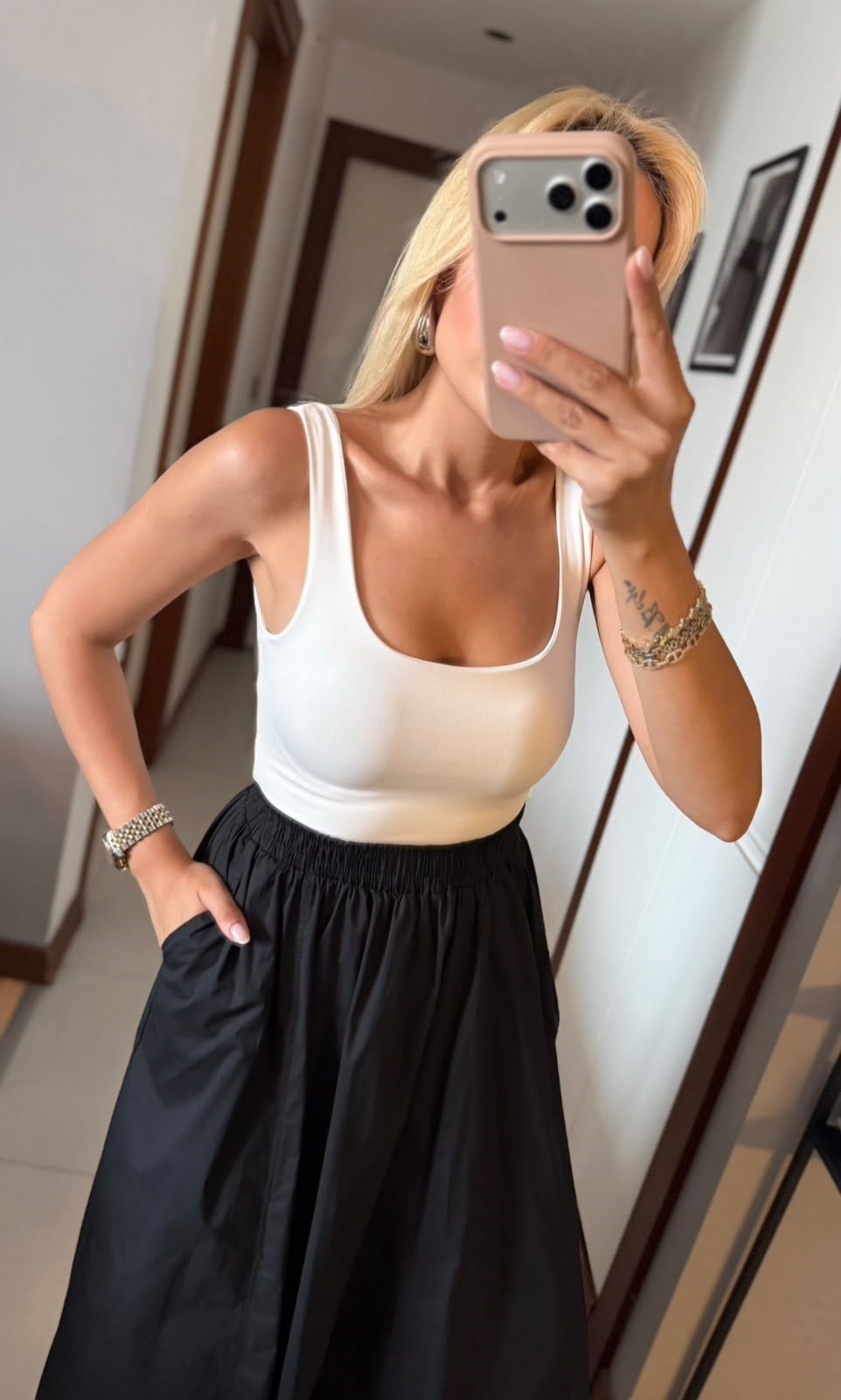 EKRU ASKILI ÇIT ÇITLI BODYSUİT