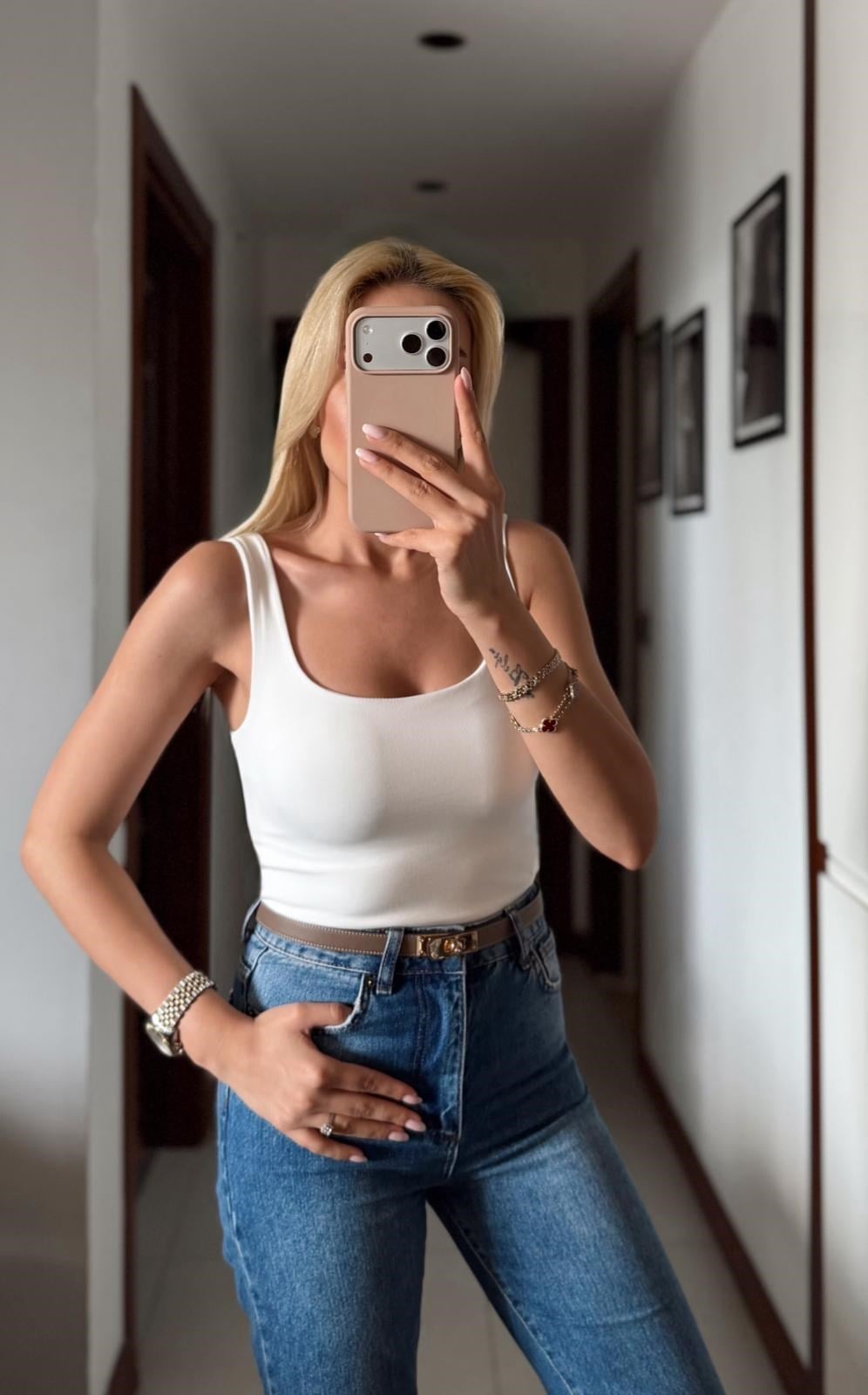 EKRU ASKILI ÇITÇITLI BODYSUİT