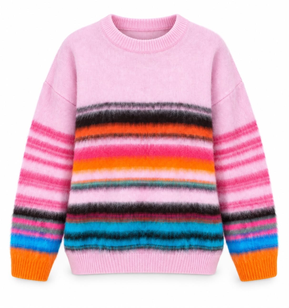 ELVİA PEMBE YUMUŞAK DOKULU KAZAK