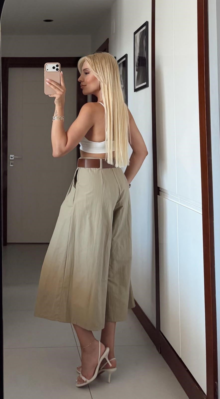 HAKİZR MODEL KEMERLİ CULOTTE PANTOLON