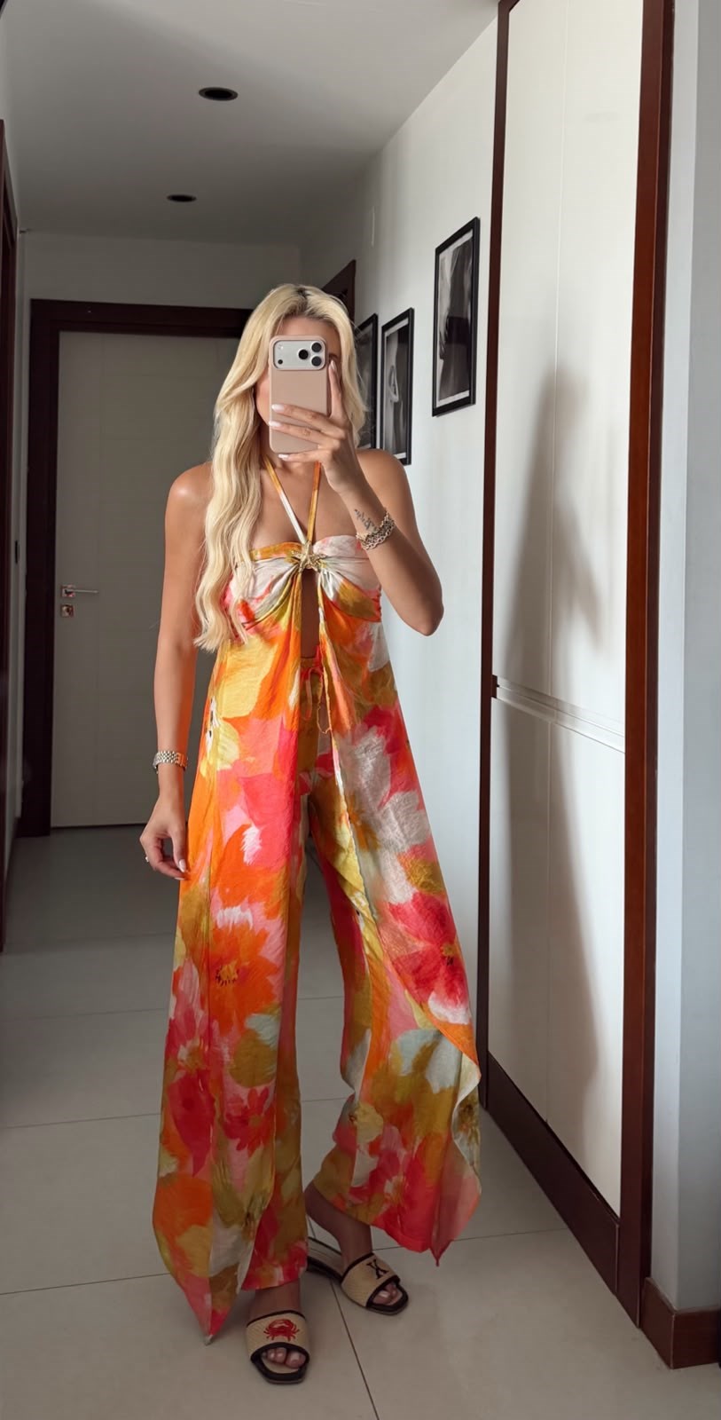 KLARA DESENLİ AKSESUARLI İKİLİ TAKIM