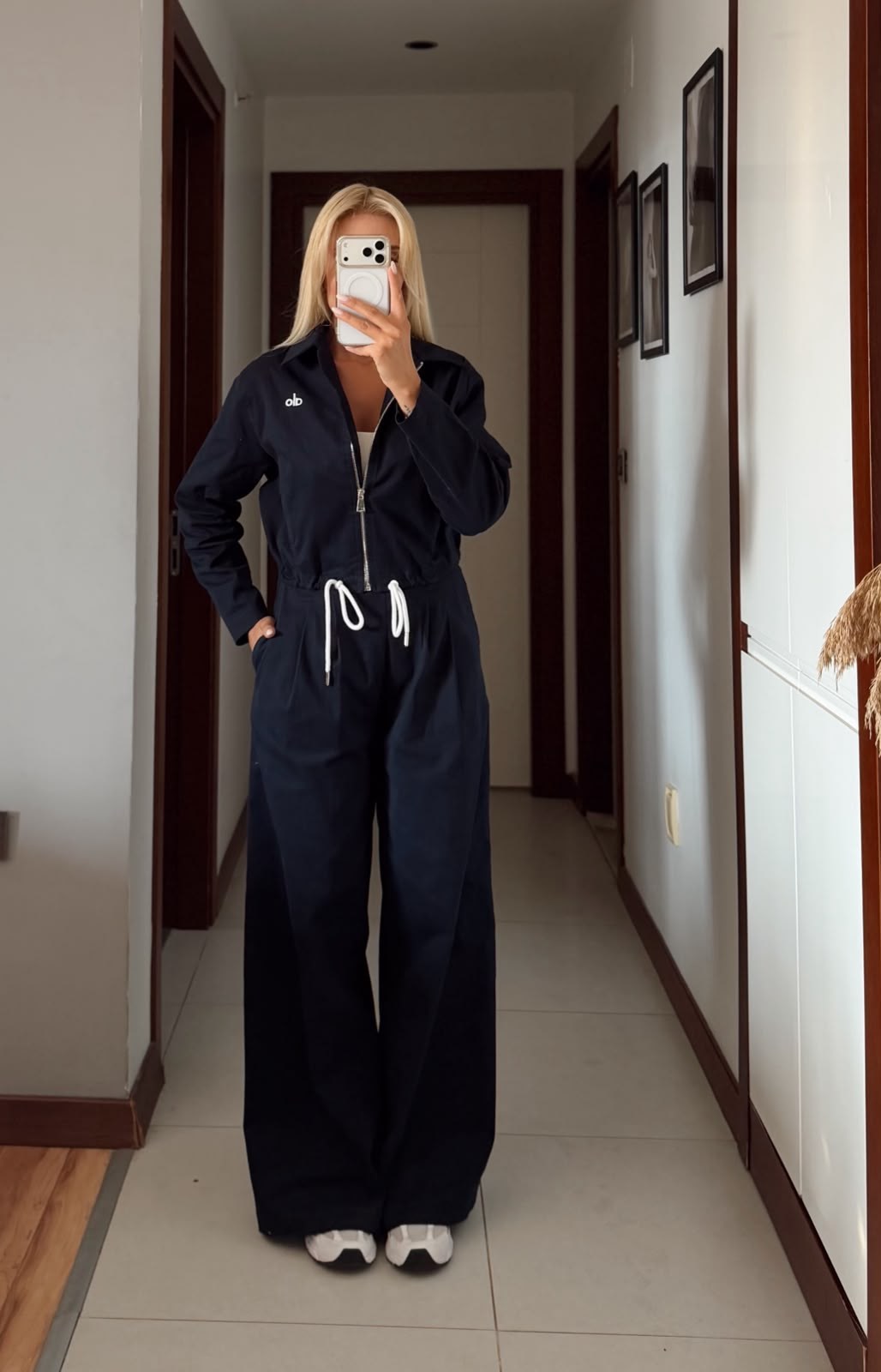 LOLA LACİVERT FERMUARLI BÜZGÜLÜ CEKET PANTOLON TAKIM