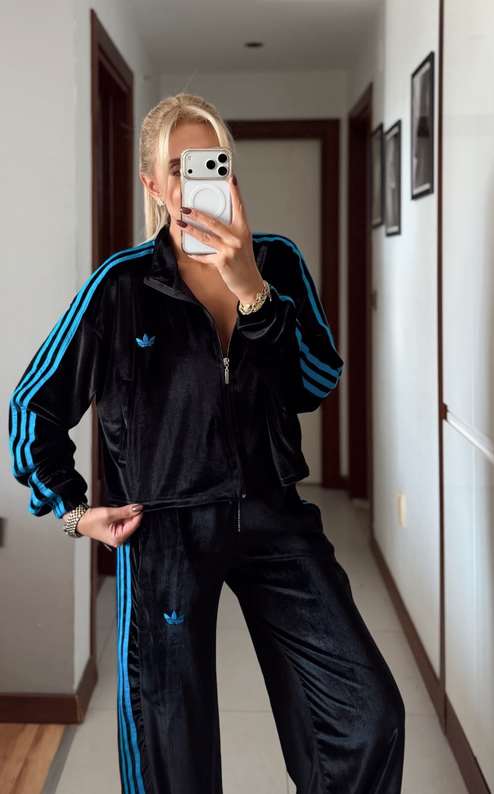 ORJ MARKA ADS SİYAH KADİFE ESOFMAN  TAKIM