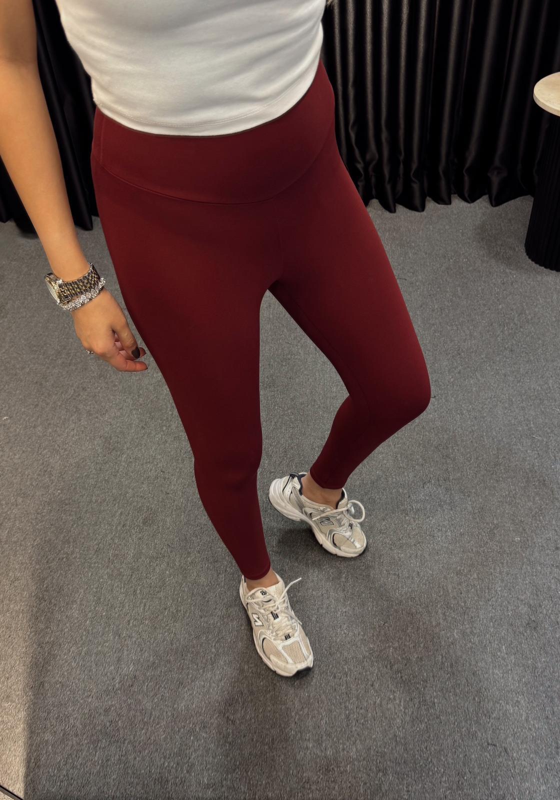 ORJ MARKA BASİC TAYT BORDO