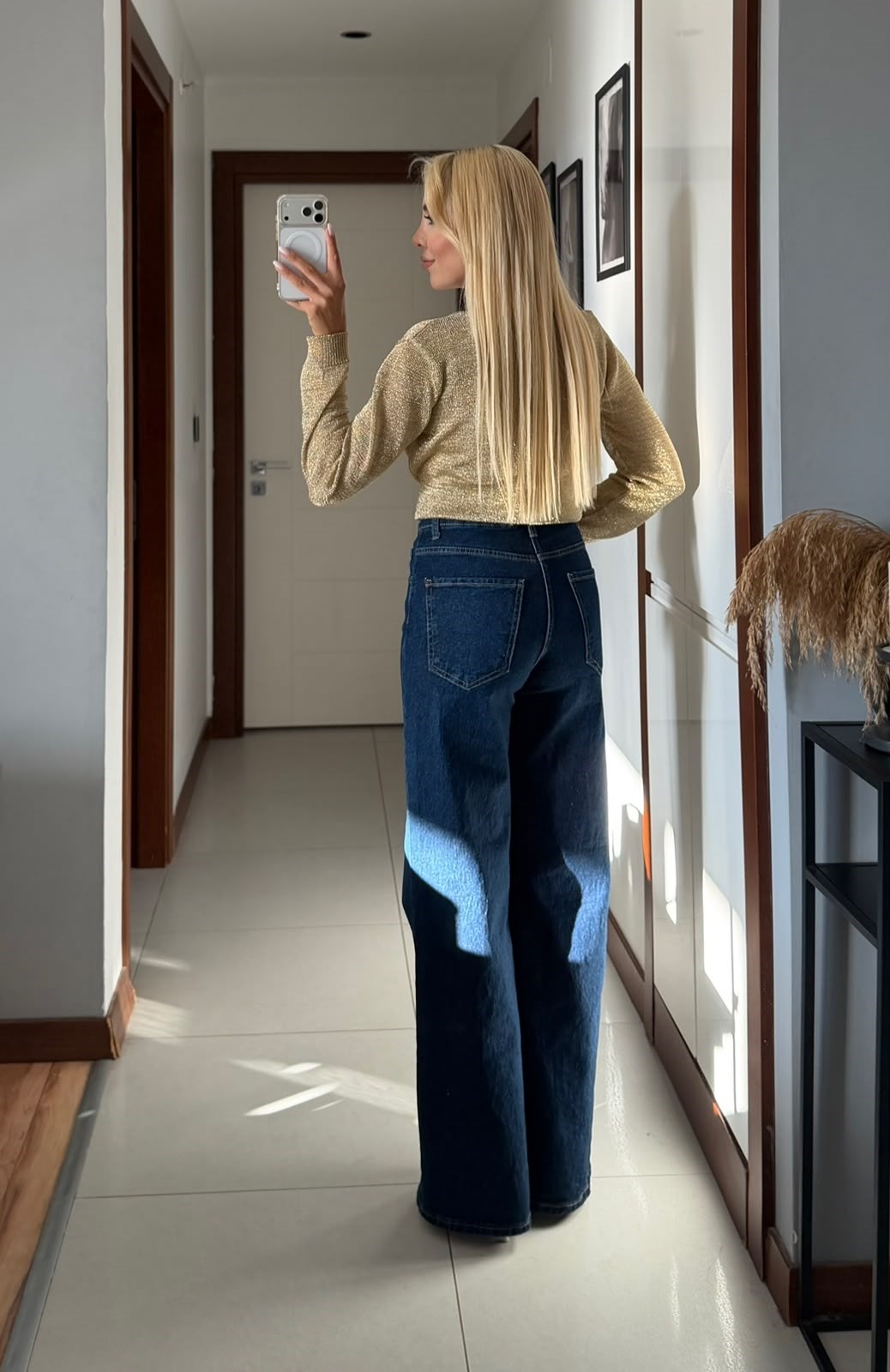 ORJ MARKA MASSİ KOYU MAVİ WİDELEG KAPALI PAÇA JEAN