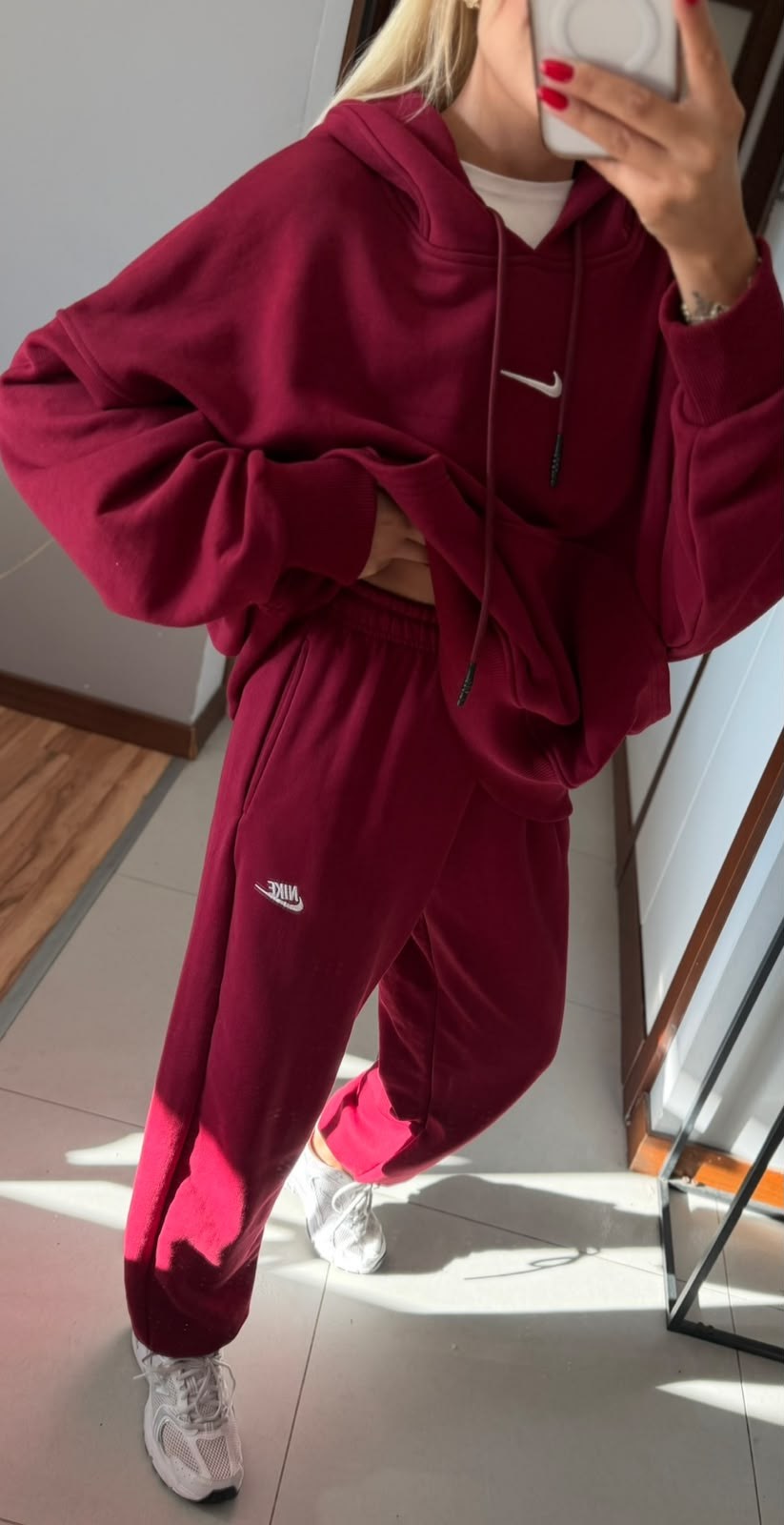 ORJ MARKA NK BORDO SWEAT ESOFMAN TAKIM