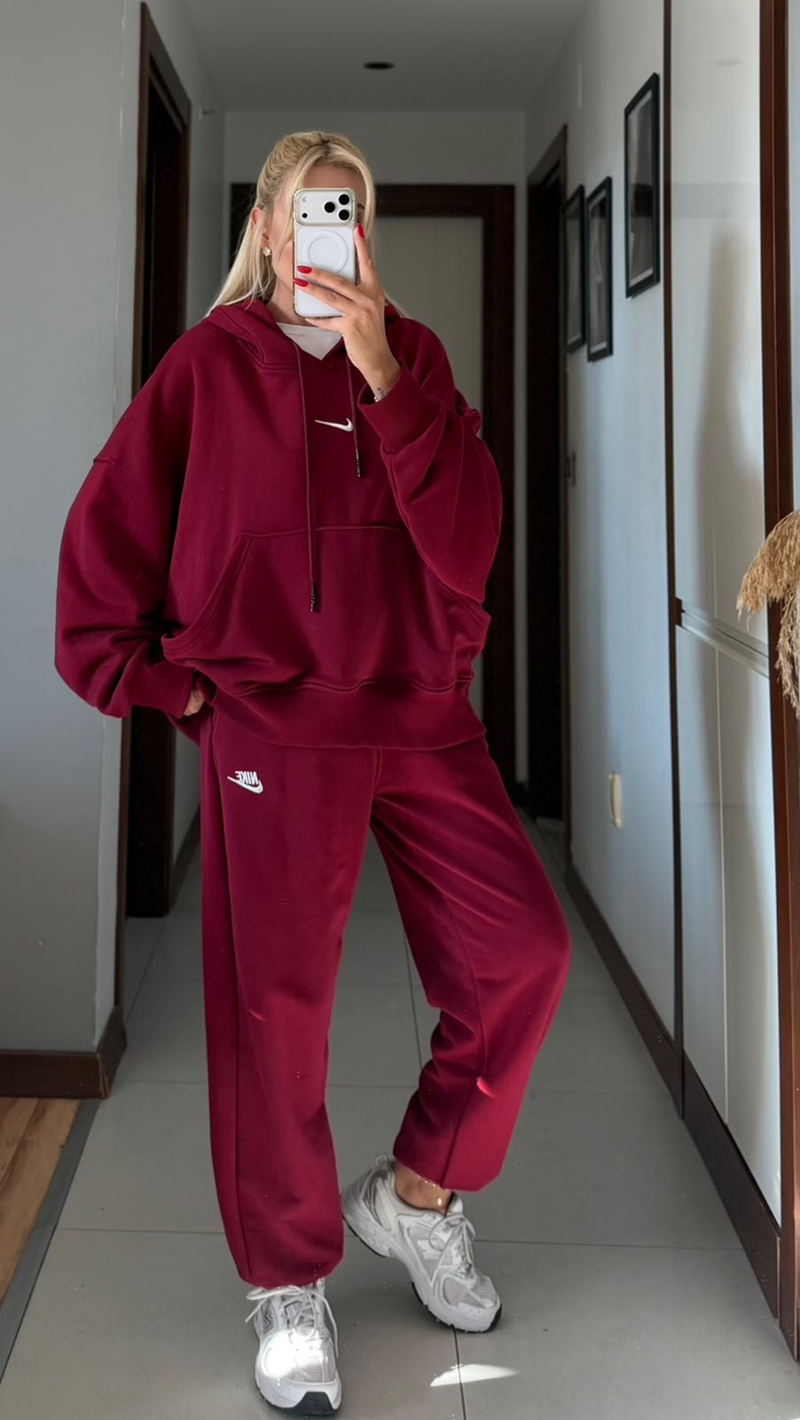 ORJ MARKA NK BORDO SWEAT ESOFMAN TAKIM