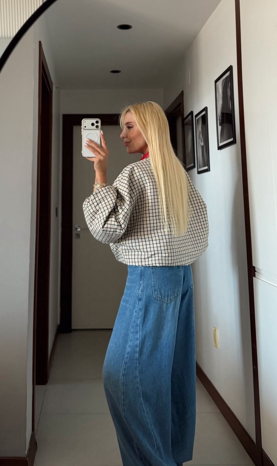 ORVİNA GARNİLİ EKOSE BOMBER CEKET