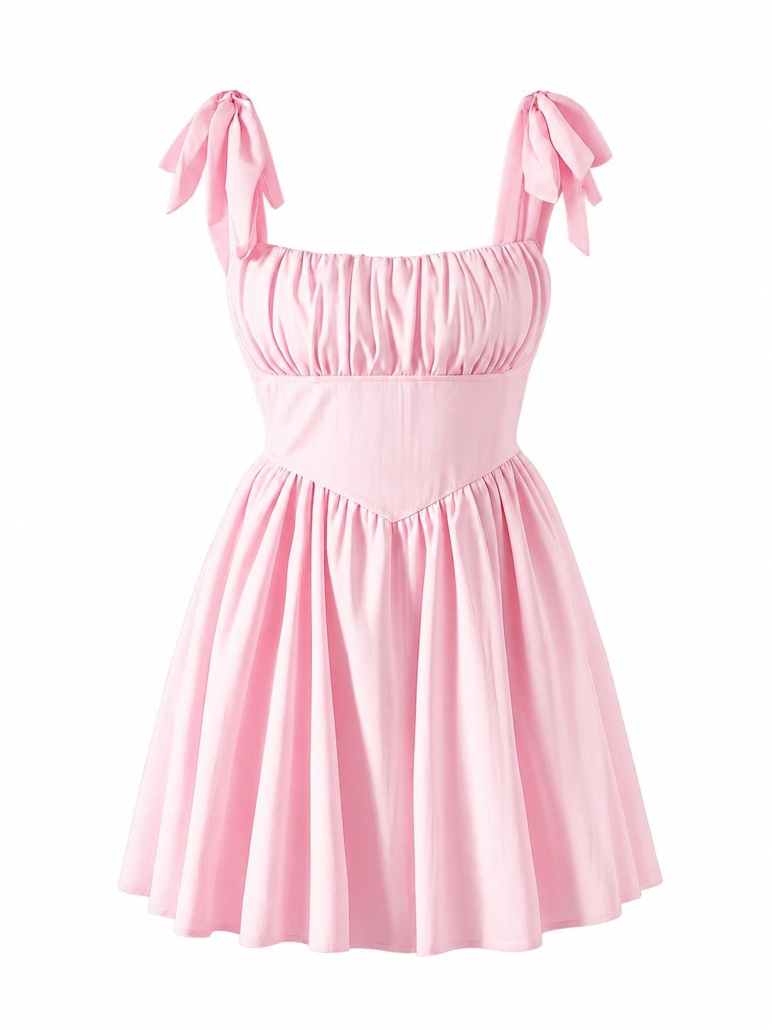 PEMBE NİA ELBİSE