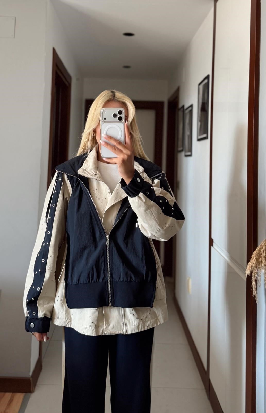 RAVELLA LACİVERT TASARIM TRENÇ PANTOLON TAKIM