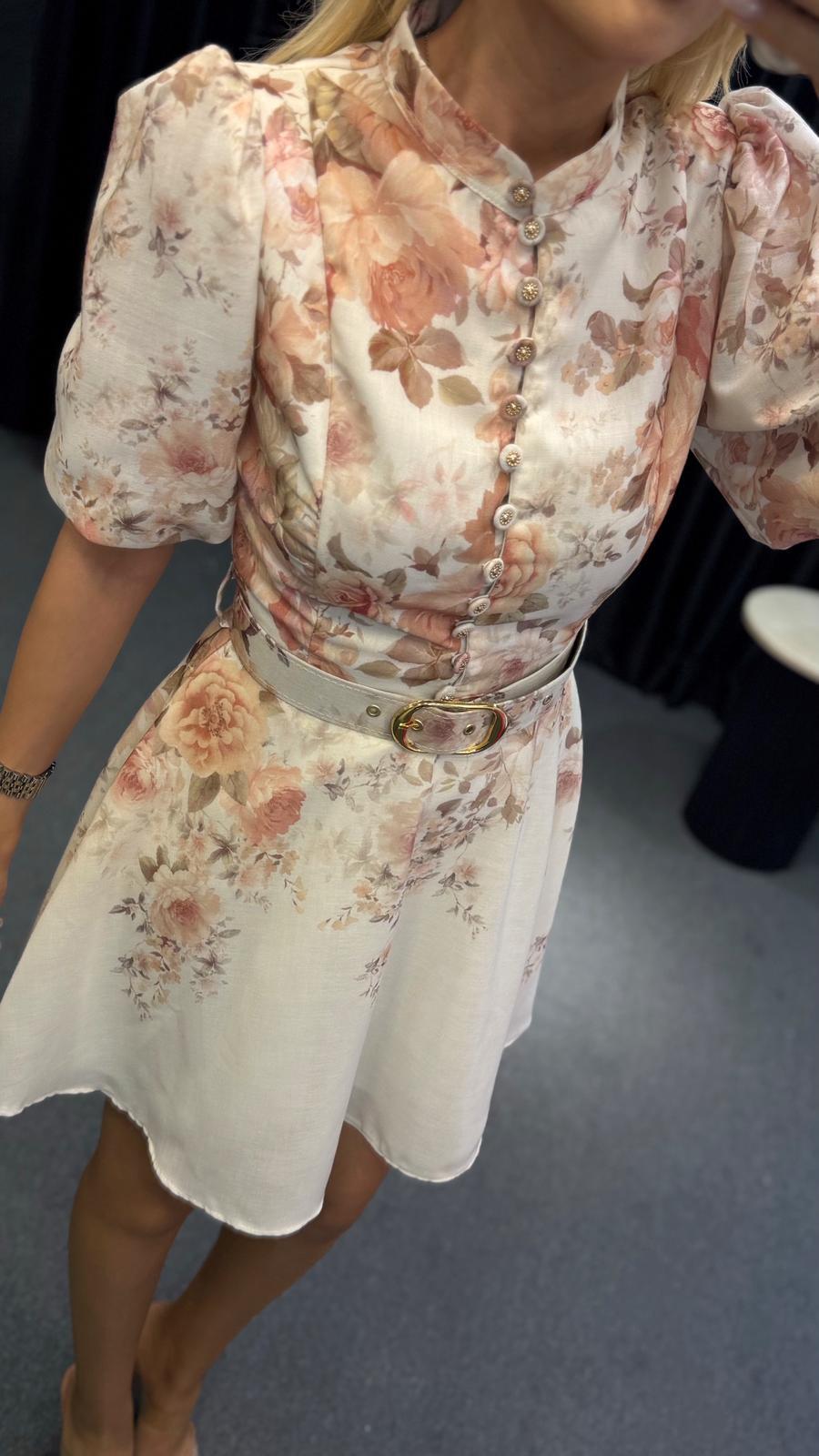 RUBY KEMER DETAYLI ELBİSE MİX