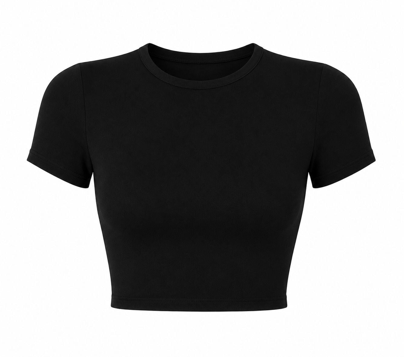 SİYAH DİLVİN MODAL CROP