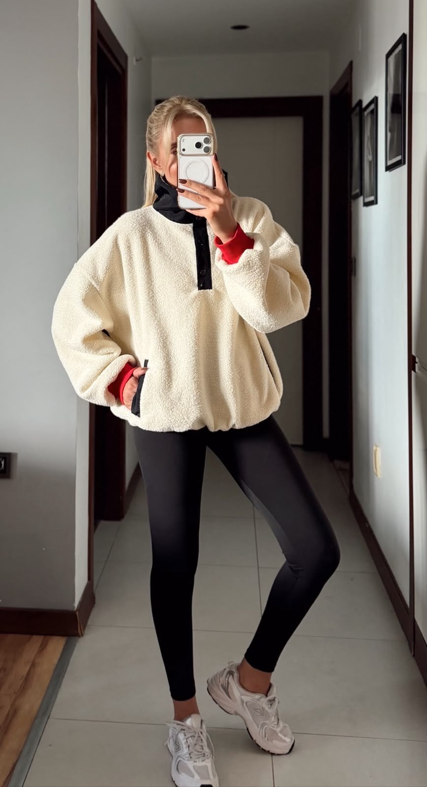 TEDDY NAKIŞLI PELUŞ SWEAT