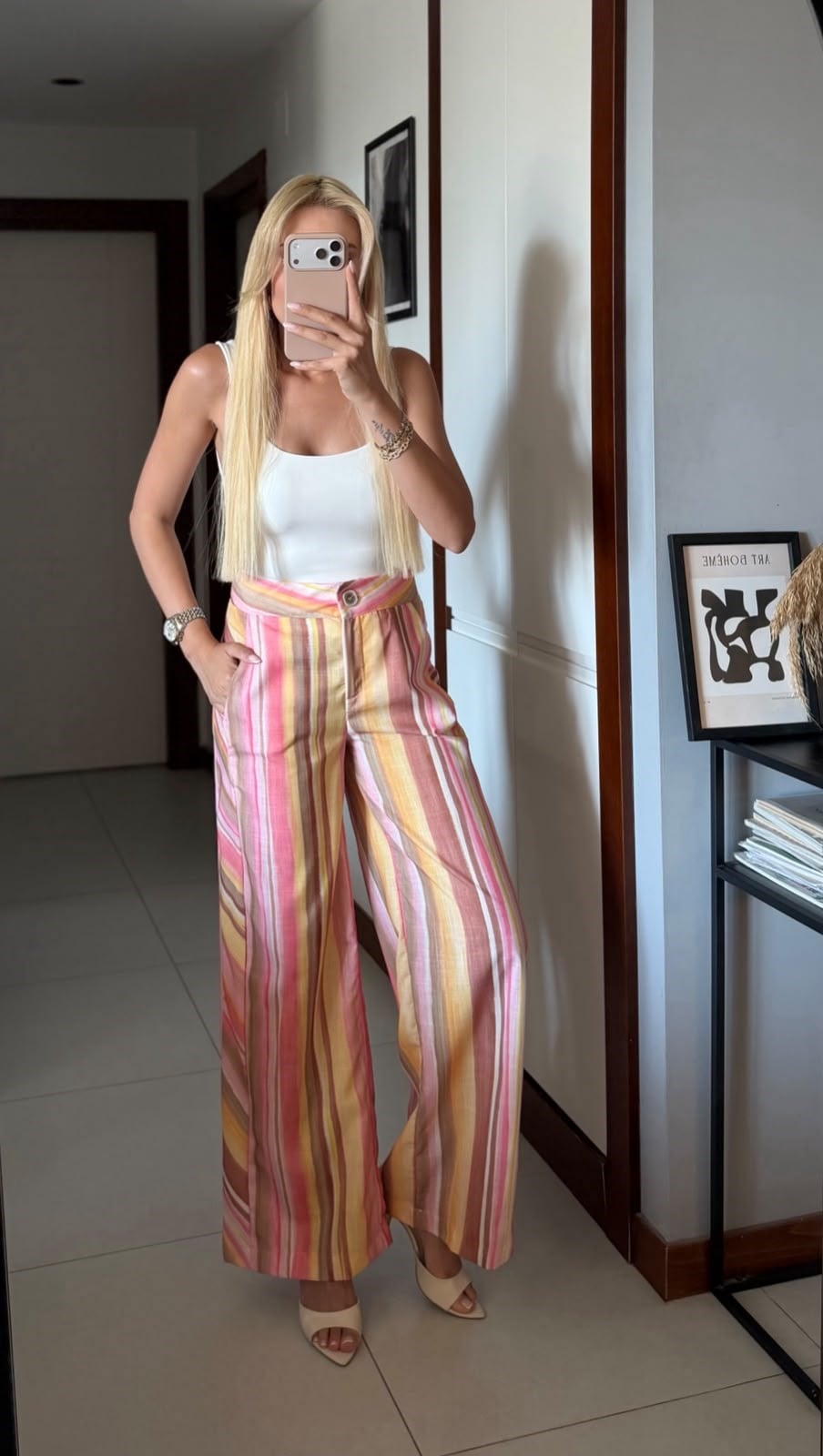 ZR MODEL BOL PAÇA ÇİZGİLİ PANTOLON