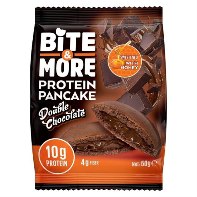 BITE&MORE PRO.PANCAKE DOUBLE CHOCOLATTE 50G