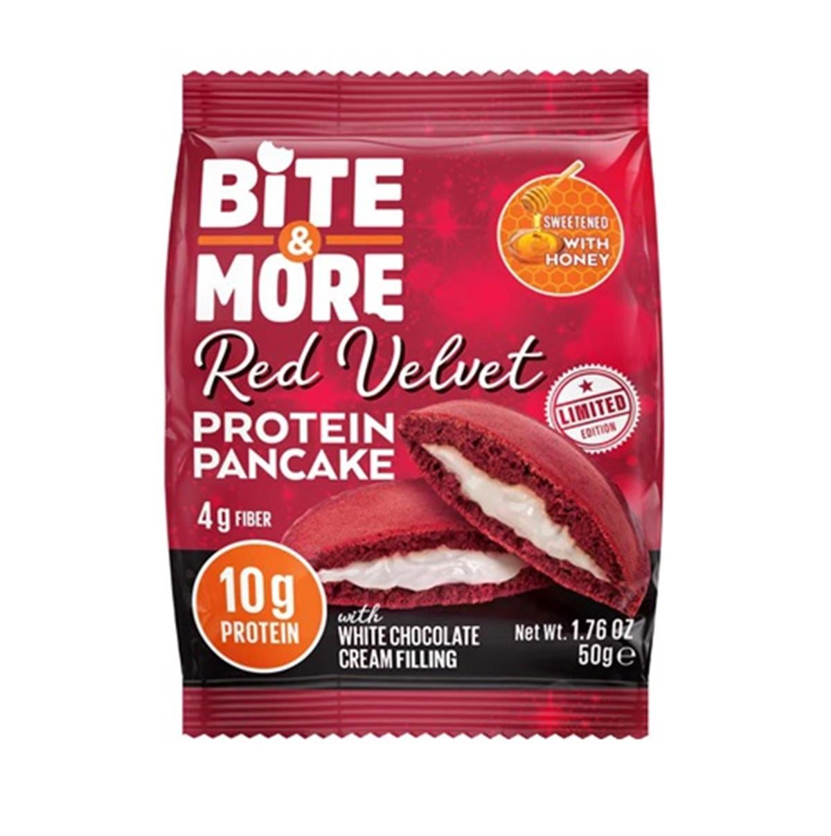 BITE&MORE PRO.PANCAKE REDVELVET 50G